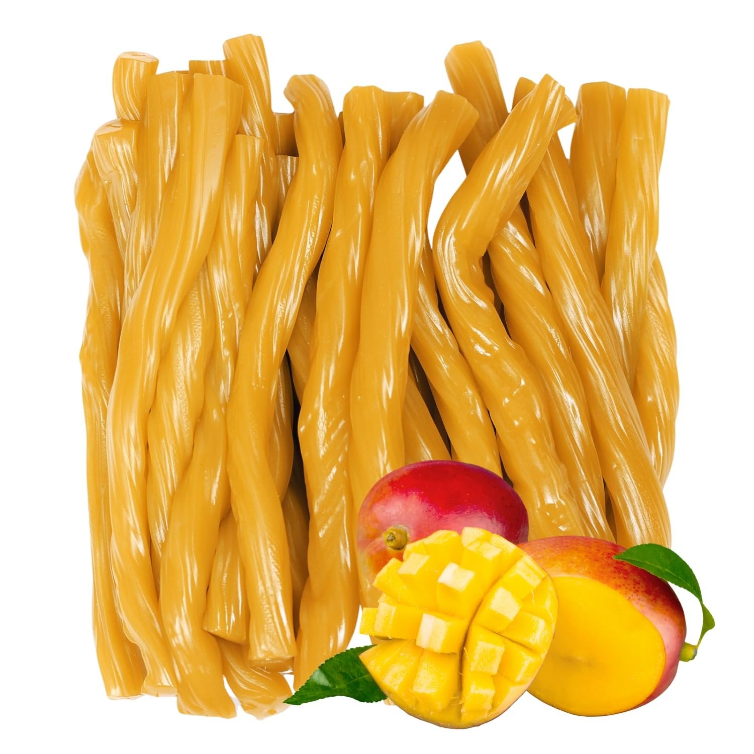 Delicious Mango Flavored Licorice Candy Sticks - Sweet & Chewy Tropical Treat for Snacking, Parties & Movie Nights