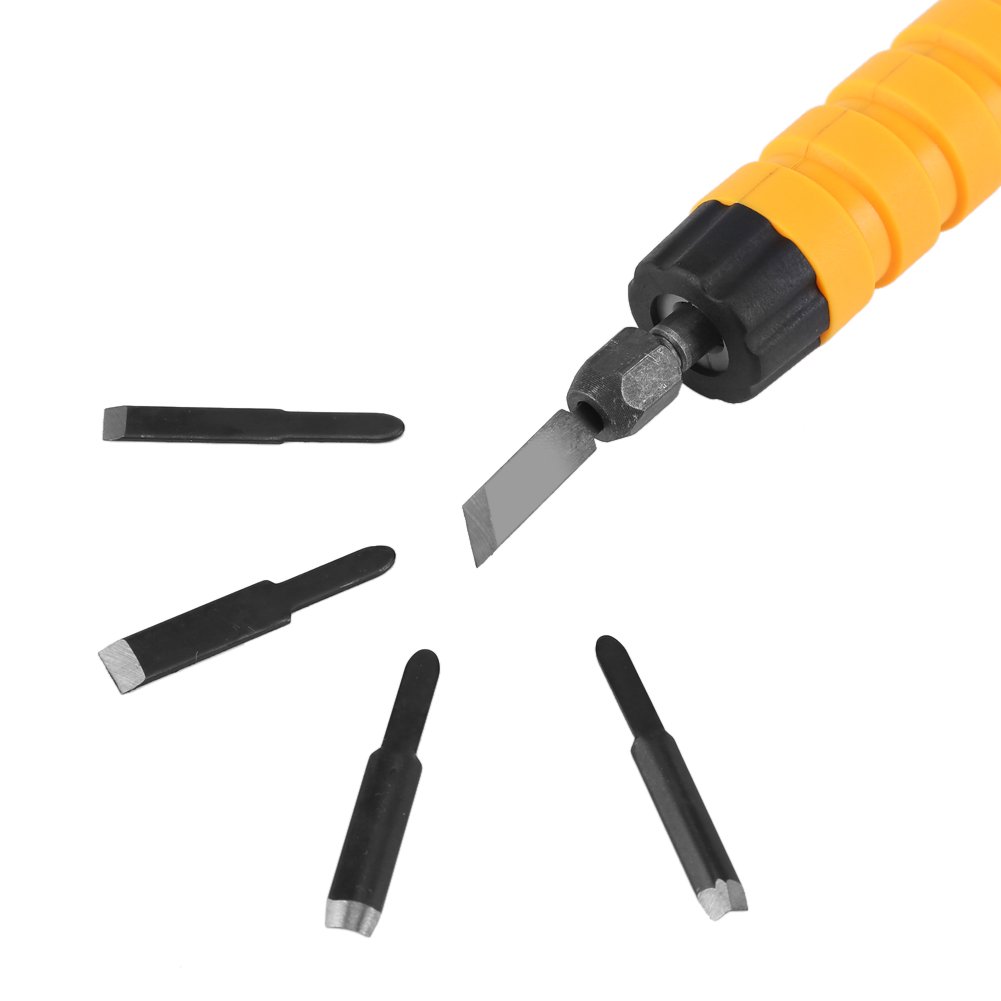 Electric Drill Wood Chisel Carving Tool with Flexible Shaft - Woodworking Chisel Set for Carving, Carpentry, Sculpting & Crafts | Perfect for DIY Projects, Furniture Making & Art Creations