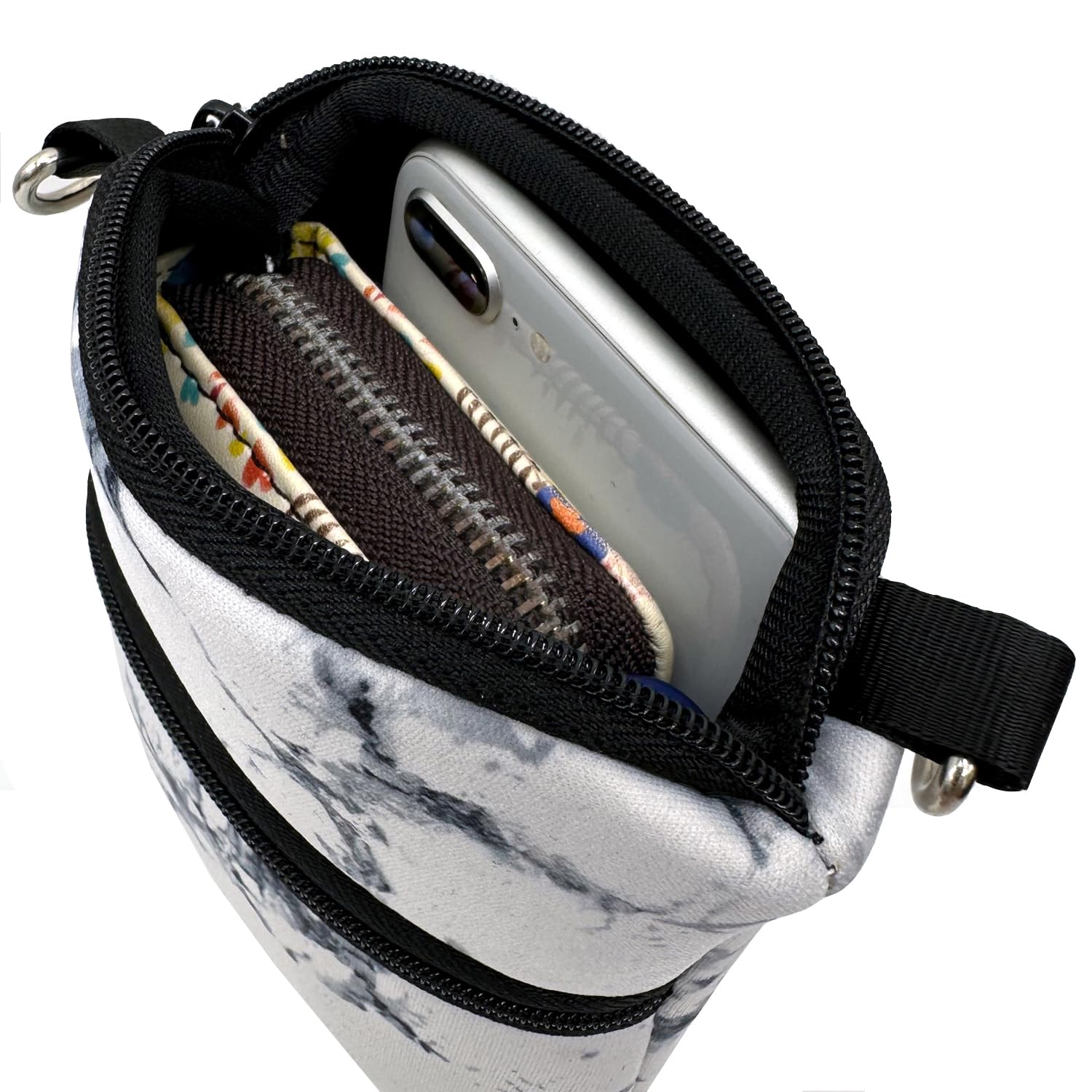 Wanty Small Crossbody Phone Bag for Women - Stylish Cell Phone Purse with Adjustable Shoulder Strap, RFID Blocking Smartphone Wallet (White) - Perfect for Travel, Shopping, and Everyday Use