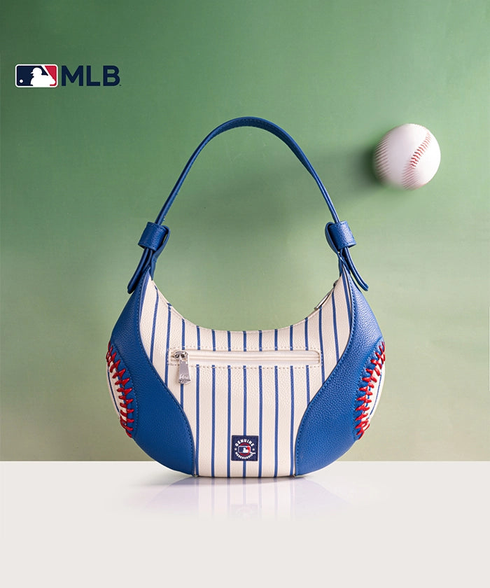 MLB Chicago Cubs Team Hobo Bag - Stylish Crossbody Shoulder Bag for Women & Men - Perfect for Baseball Games, Travel & Everyday Use