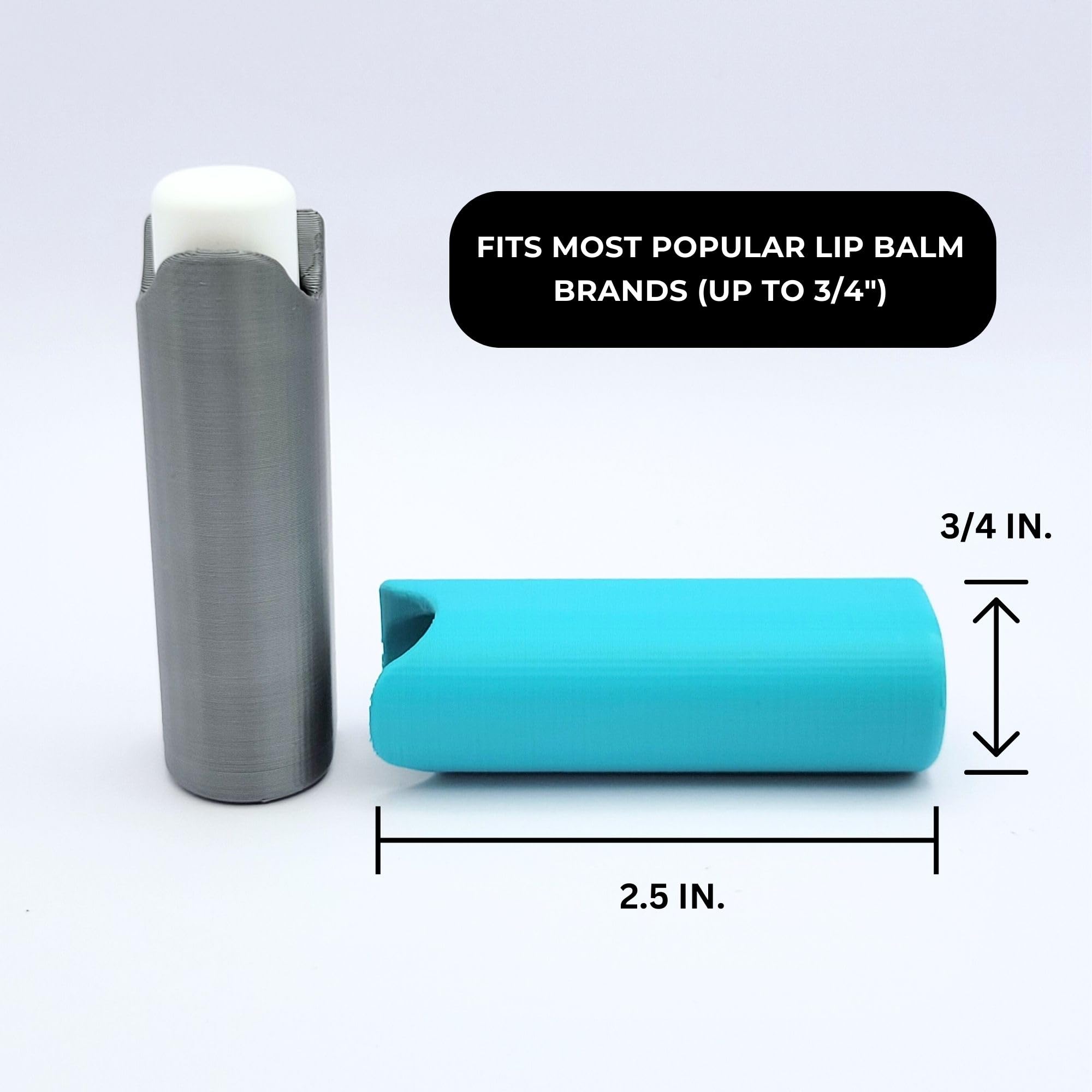 No Melt Upright Lip Balm Holder for Car - Black Chapstick Holder for Women & Teen Girls - Cute Car Accessories & Interior Decor - Perfect for Summer, Travel & Daily Use