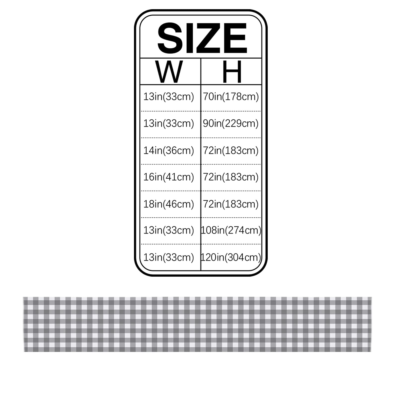 90 Inch Grey White Geometric Buffalo Plaid Burlap Linen Table Runner - Farmhouse Kitchen Dining Decor for Coffee Tables, Weddings & Banquets | Perfect for Rustic Home Decor and Special Events