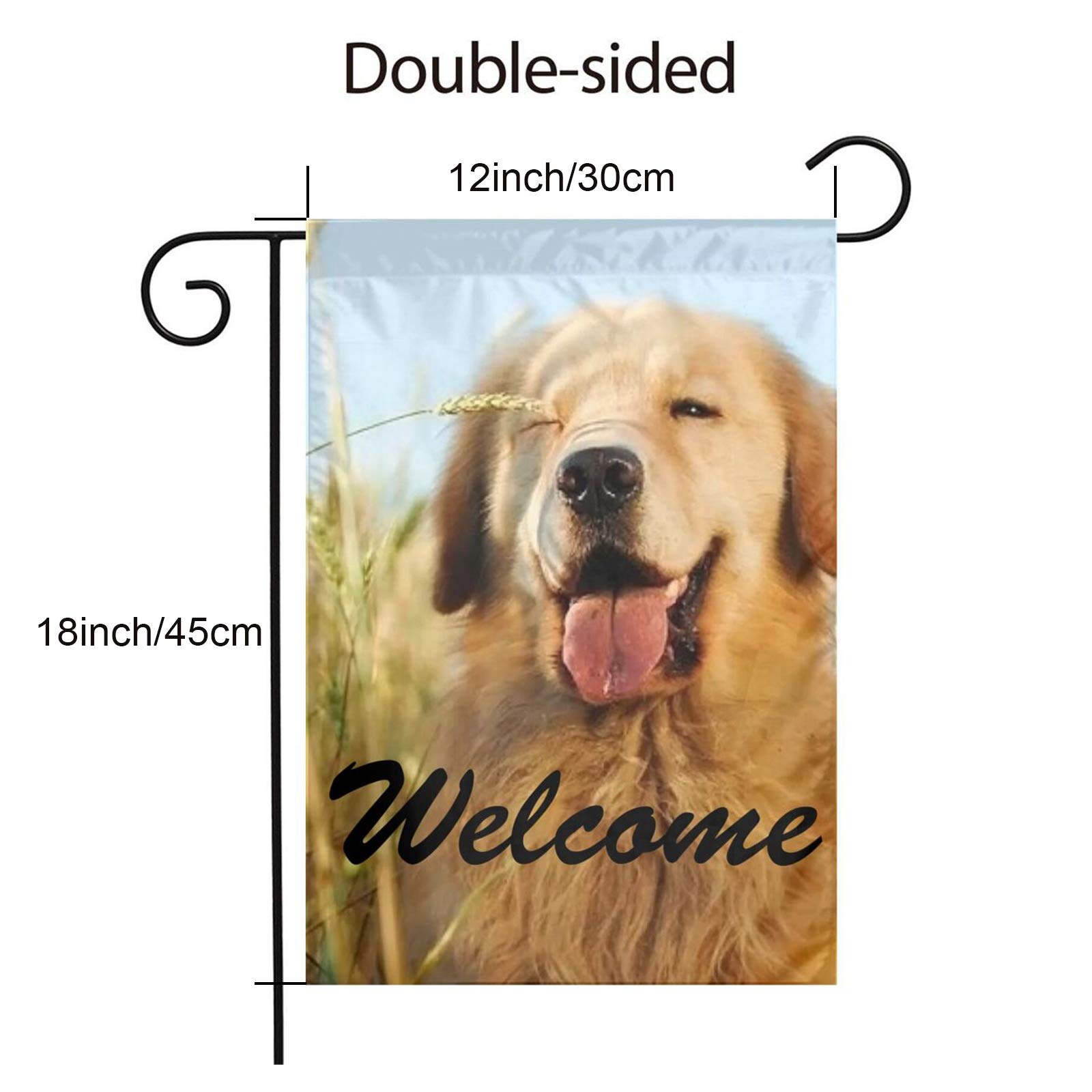 Custom Personalized Garden Flag with Photo & Text - 12x18 Inch Double Sided Welcome Yard Decoration for Outdoor Home Decor | Perfect for Front Porch, Lawn, Garden & Seasonal Displays