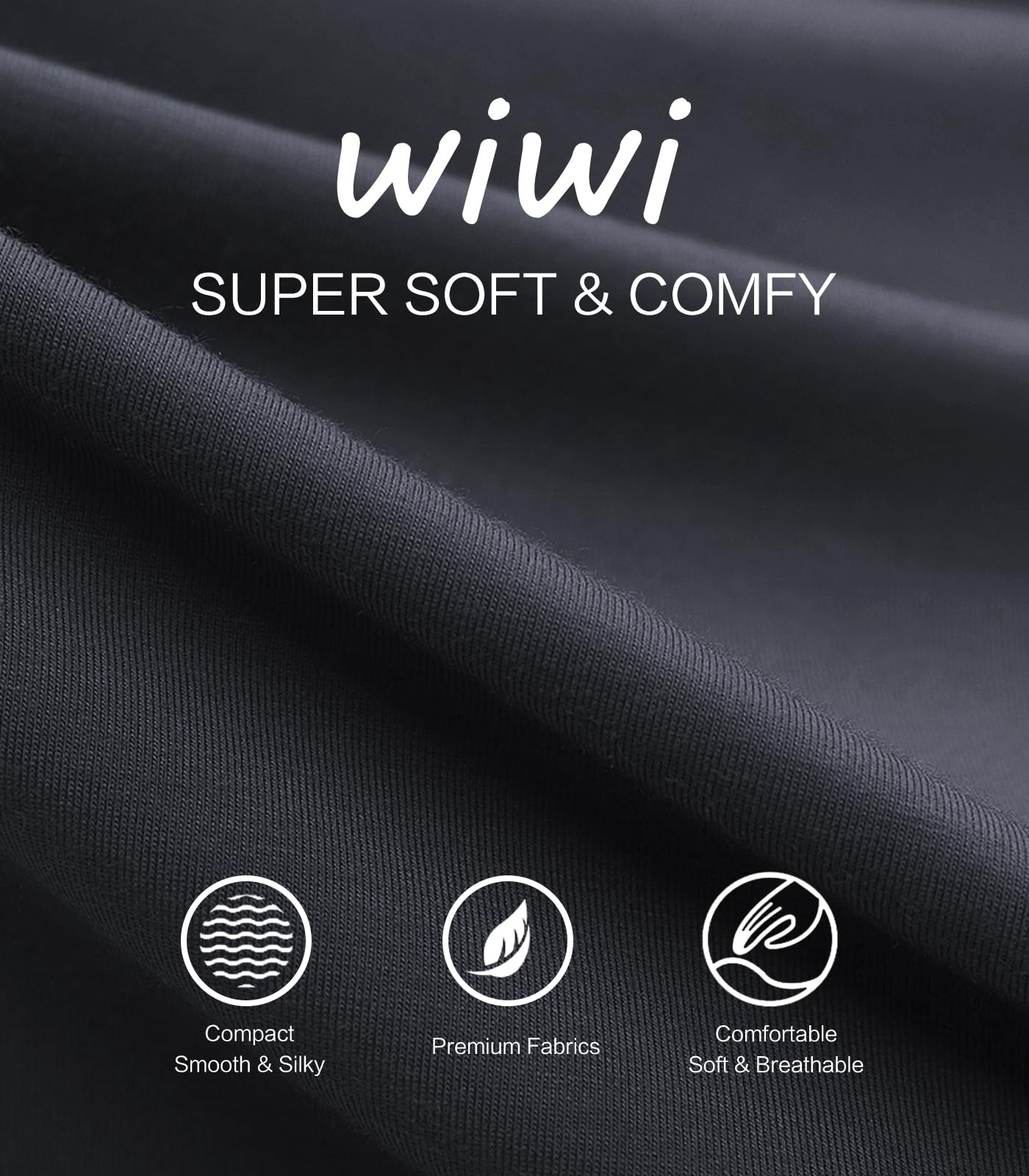 WiWi Women's Bamboo Viscose Nightgown - Lightweight Short Sleeve Sleep Shirt for Summer, Soft & Breathable (Sizes S-XXL) | Perfect for Relaxing at Home, Lounging & Comfortable Sleep