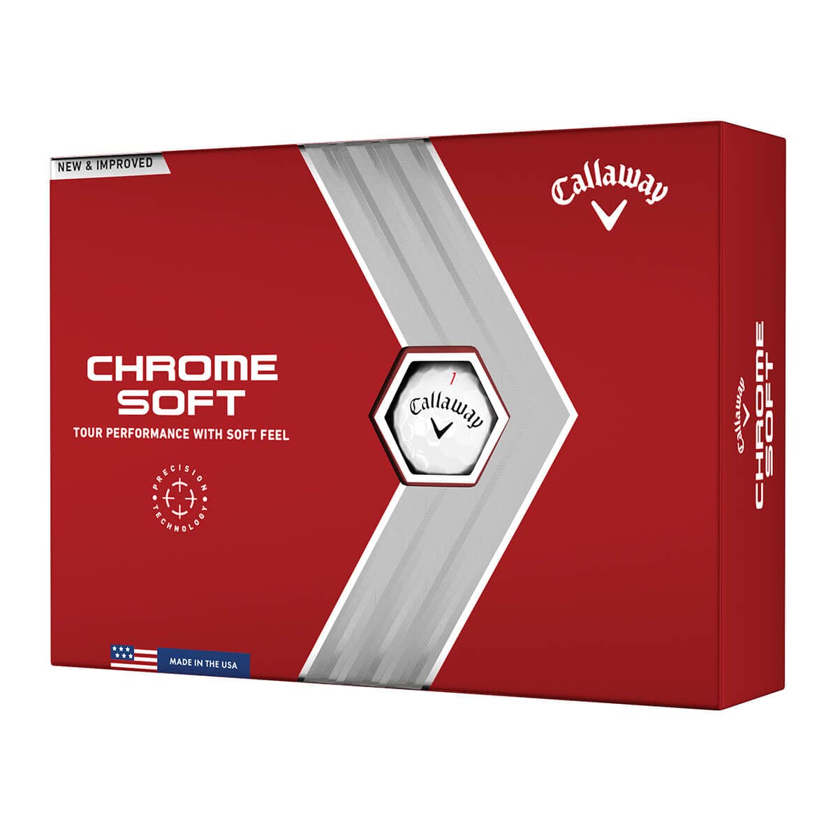 Callaway Chrome Soft Golf Balls - White | Premium Performance for Tour-Level Play