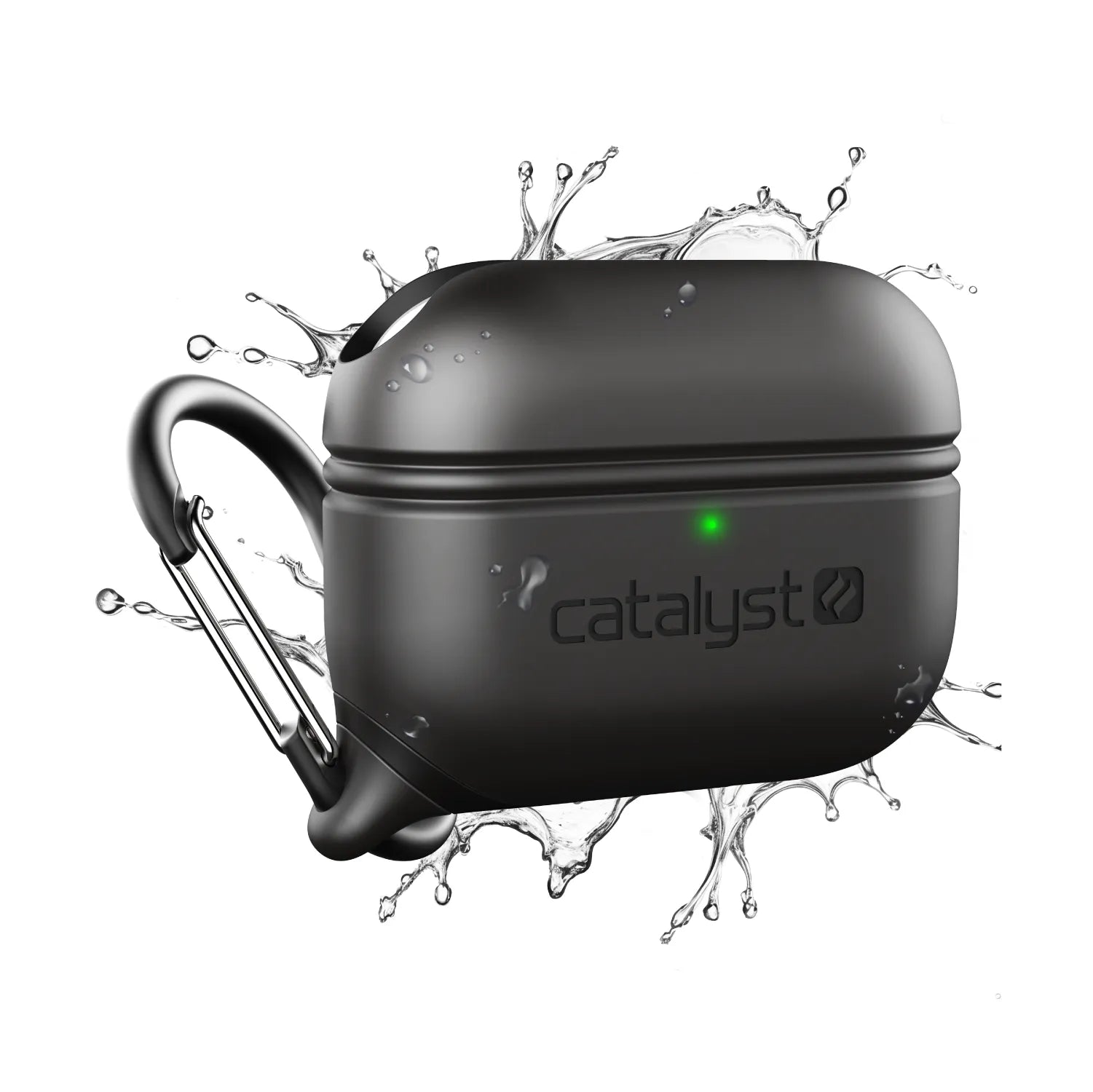 Apple AirPods Pro (2nd Generation & 1st Gen) Waterproof Protective Case with Carabiner Clip - Perfect for Running, Hiking & Outdoor Activities