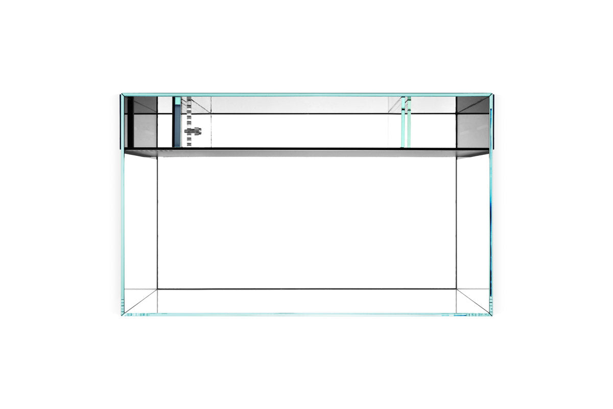 Premium UNS Dual All-in-One Glass Aquarium Tank - 5 Gallon Nano Fish Tank with Built-in Filtration System - Perfect for Home, Office, or Classroom Aquascaping and Small Fish Keeping
