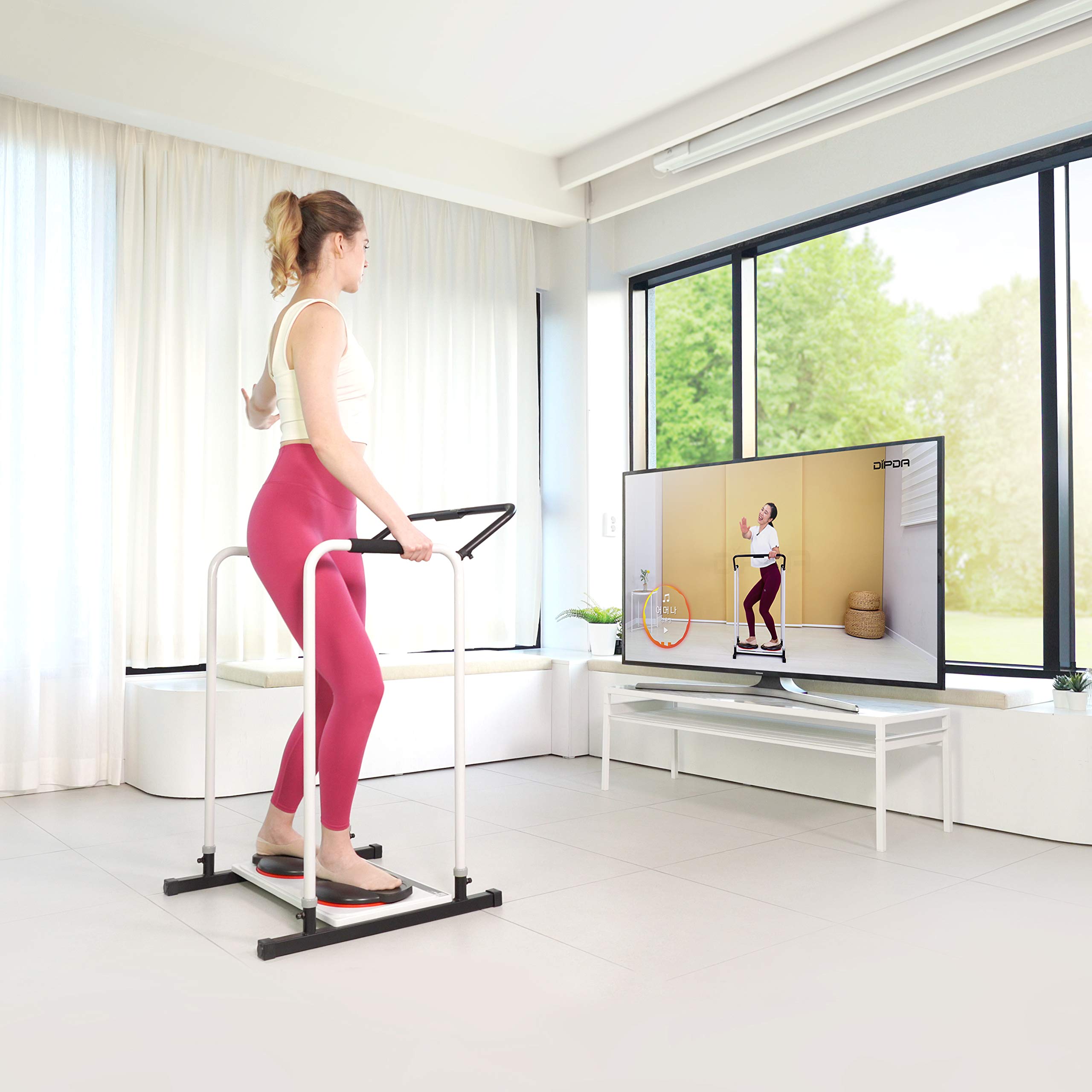 Premium HOMT Home Pilates & Yoga Equipment - 24lb/11kg Portable & Silent with Online Video Streaming & App - Perfect for Home Workouts, Studio Training & Travel Fitness