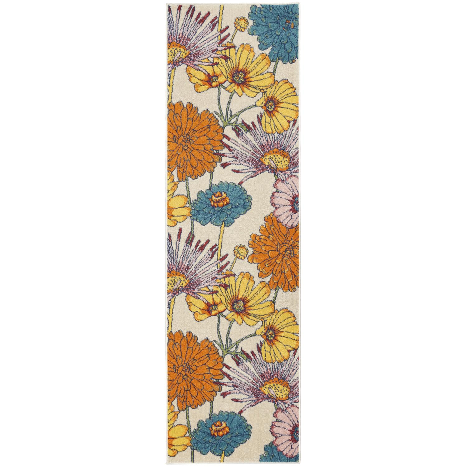 Nourison Allur Ivory Multicolor 2'3