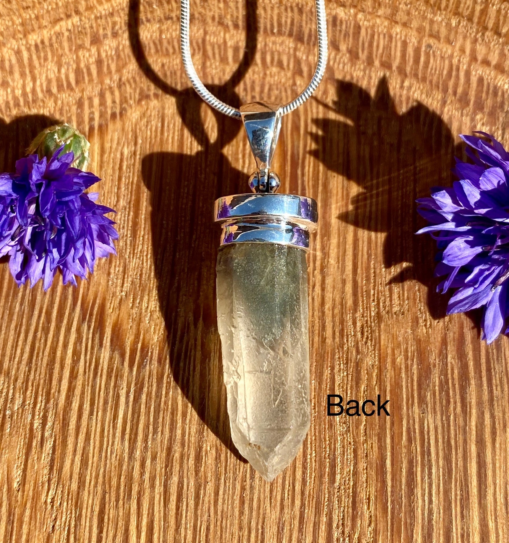 Natural Smokey Quartz Crystal Pendant Necklace - Healing Stone Jewelry for Meditation, Chakra Balancing & Spiritual Protection