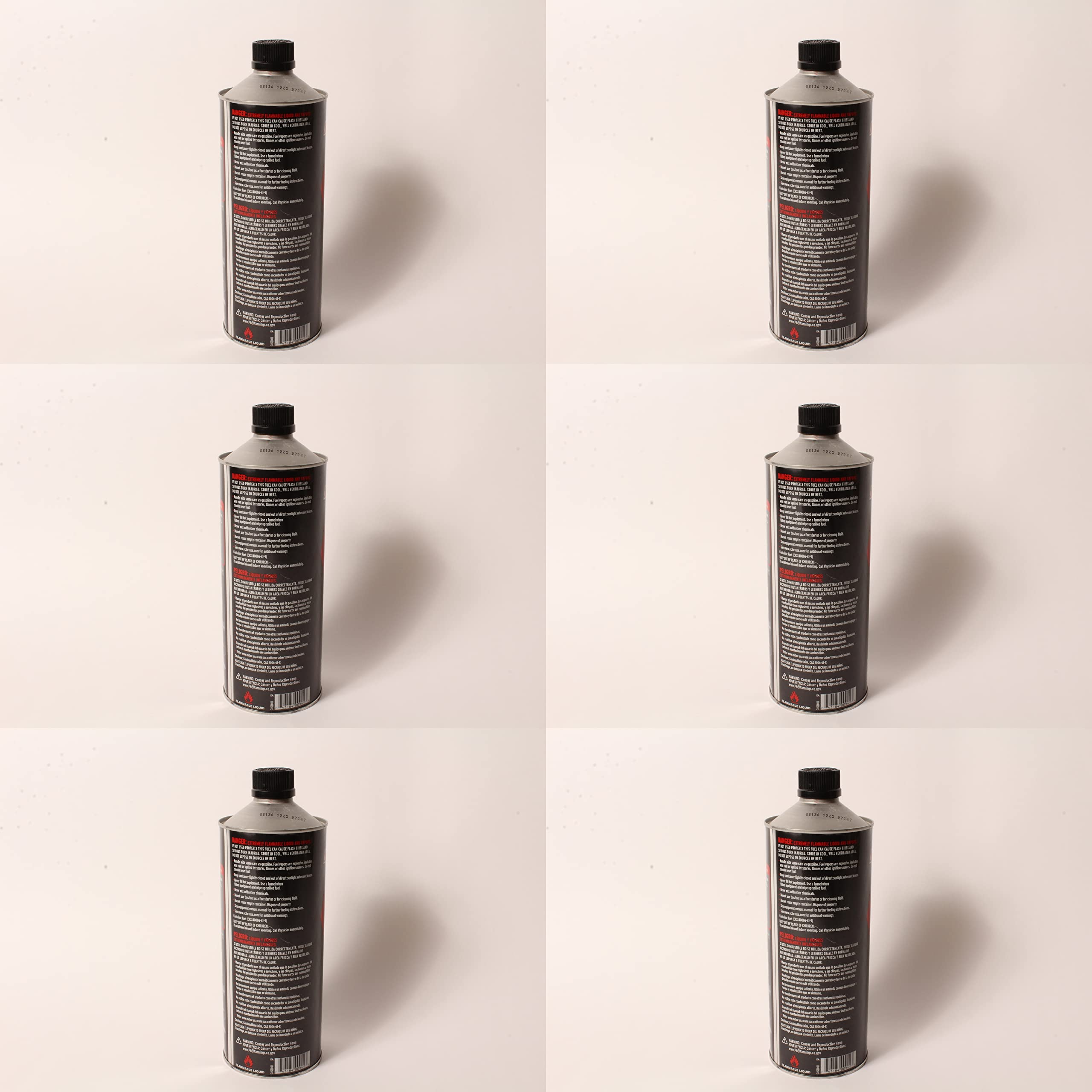 Echo Red Armor 32 oz. 50:1 Pre-Mixed Ethanol Free Fuel - 6 Pack for 2-Cycle Outdoor Power Equipment - Perfect for Chainsaws, Trimmers & Blowers