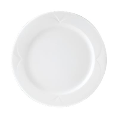Steelite Distinction 8-Inch White Dinner Plate - Set of 24 for Restaurants, Catering & Home Dining - Premium Porcelain Dinnerware for Elegant Table Settings