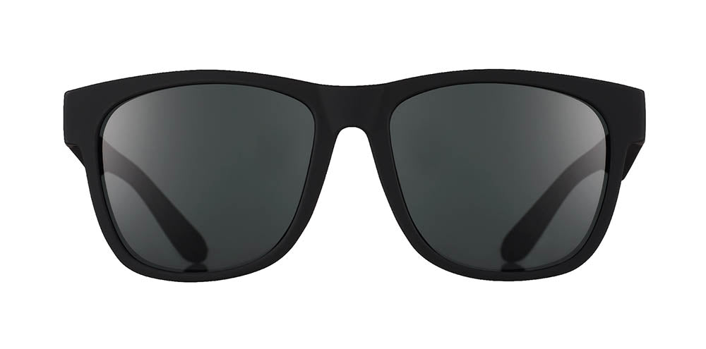 goodr BFG Polarized Sunglasses - Hooked Onyx Black Matte Frame for Running, Cycling & Outdoor Sports