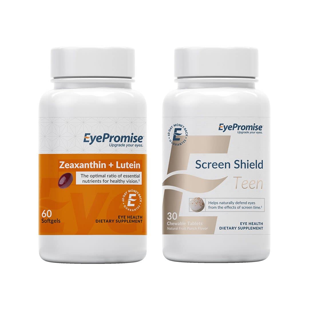 EyePromise Zeaxanthin & Lutein Chewable Eye Vitamins for Teens - Digital Screen Protection