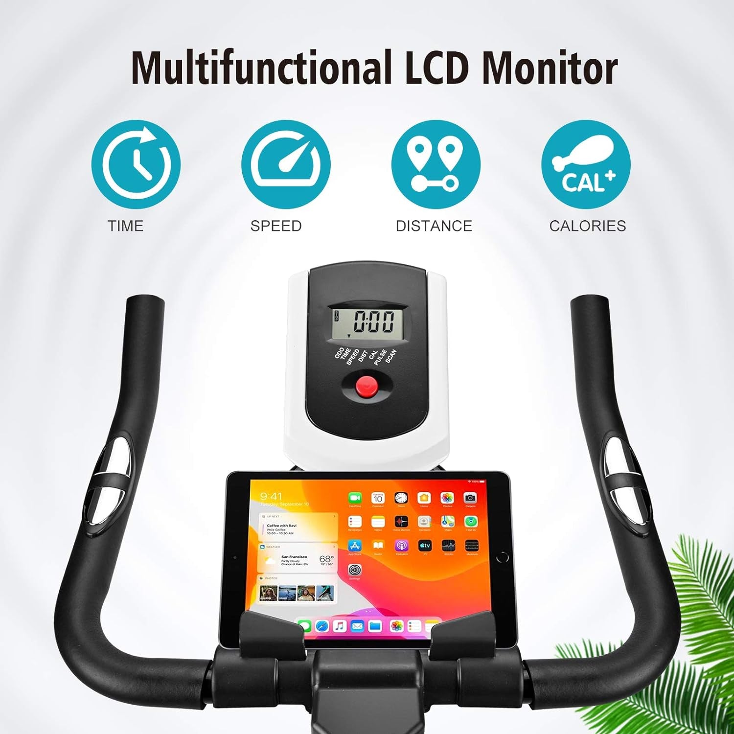 Premium Indoor Cycling Bike - Stationary Exercise Bike with Comfortable Seat, Phone/iPad Holder, Heavy Flywheel & LCD Display for Home Workouts | Perfect for Cardio Training, Weight Loss & Home Gym Fitness