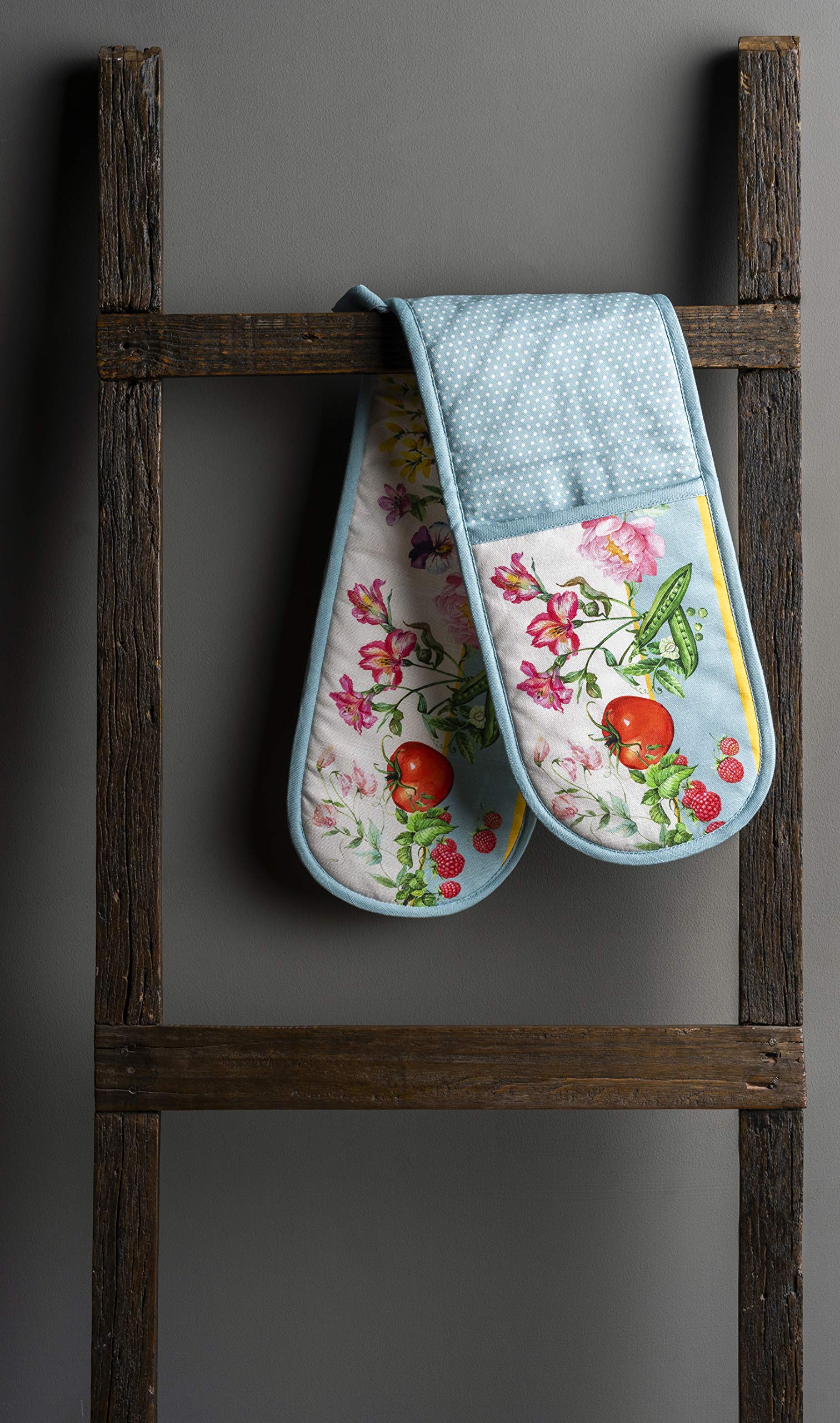 Maison d'Hermine 100% Cotton Double Oven Mitts Set - 7