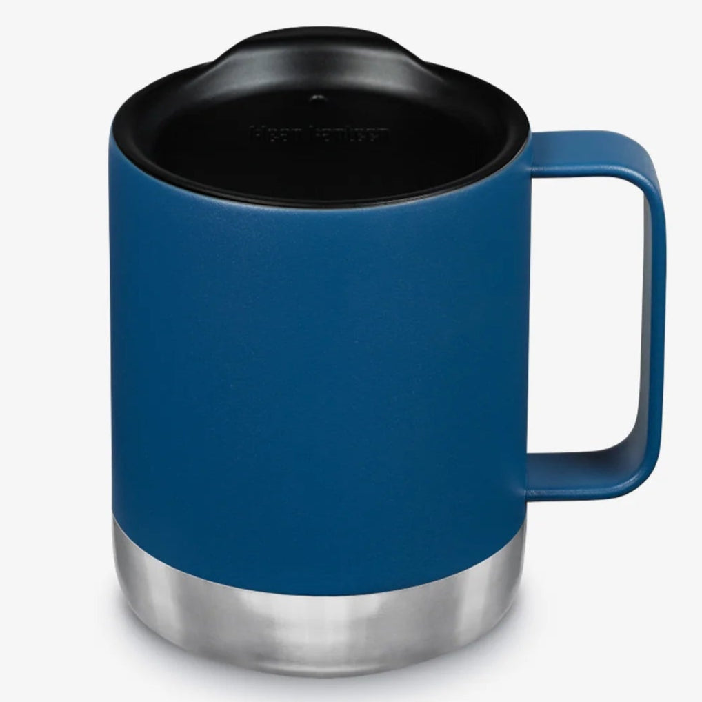 Klean Kanteen 12oz (355ml) Insulated Stainless Steel Camping Mug with Lid - Perfect for Coffee, Tea & Outdoor Adventures