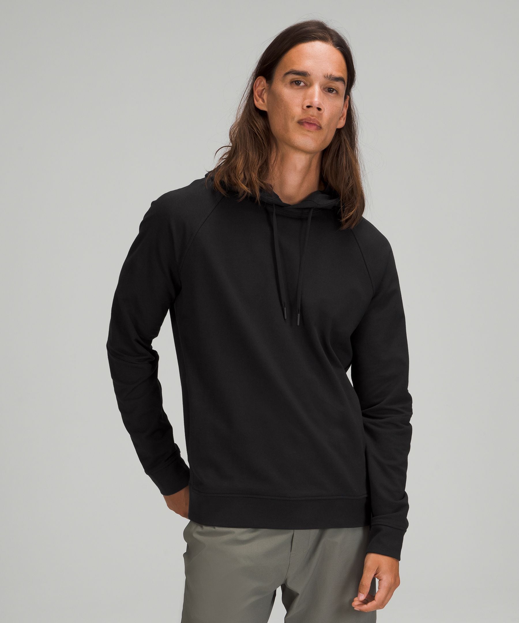 Men's City Sweat Pullover Hoodie - Soft Comfortable Fleece Hooded Sweatshirt for Casual Wear (Black) | Perfect for Gym, Running, Outdoor Activities & Everyday Street Style