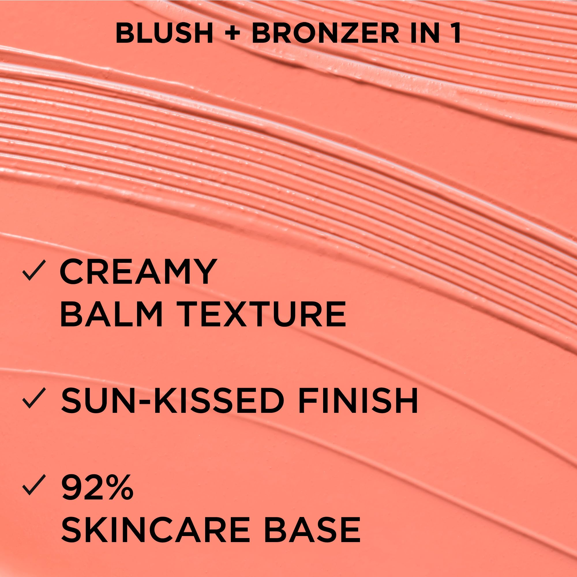 IT Cosmetics Glow with Confidence Sun Cream Blush - Blendable & Buildable Blush + Bronzer for Natural Sun-Kissed Glow - 24HR Hydration with Hyaluronic Acid, Peptides & Vitamin E - 0.63 oz - Perfect for Everyday Wear & Special Occasions