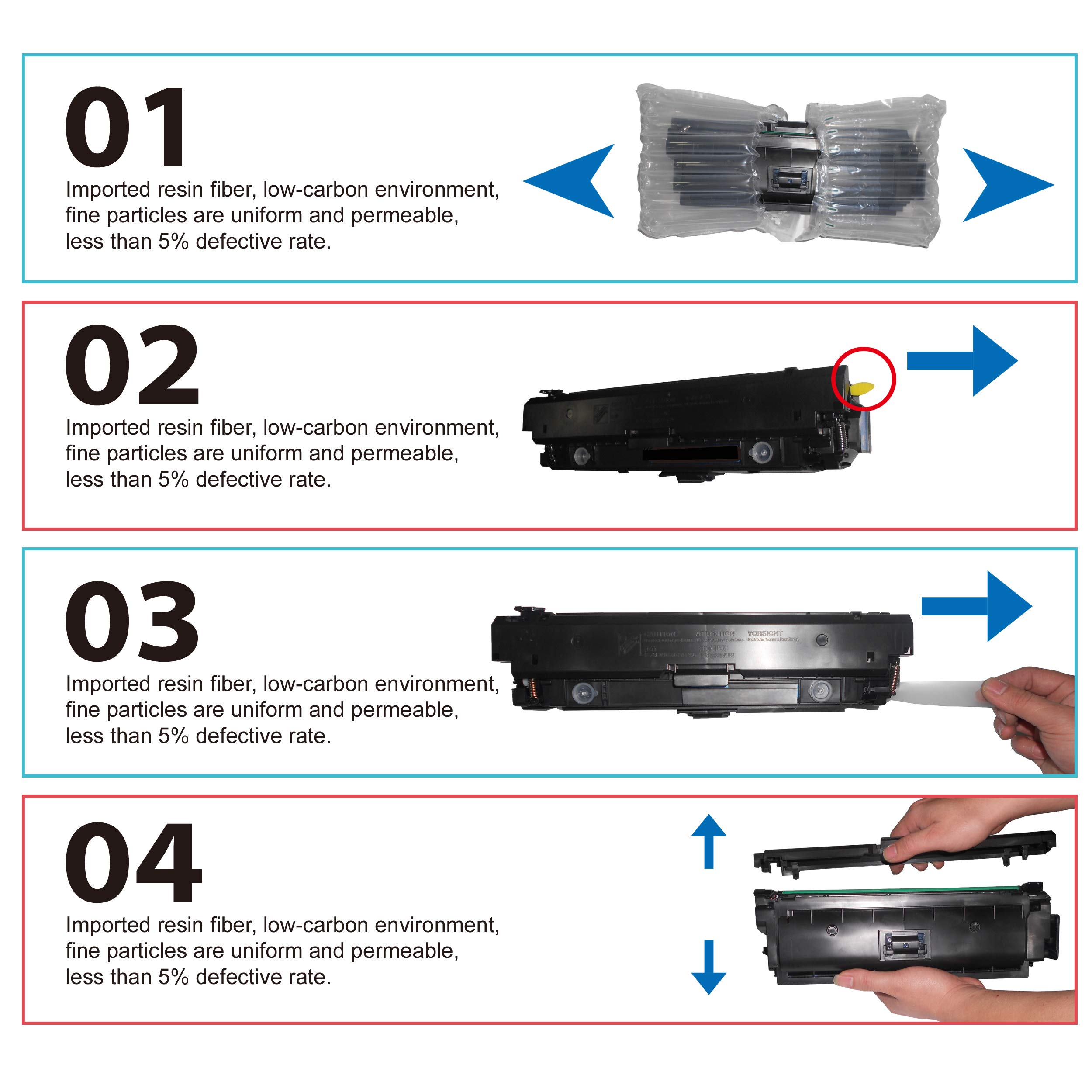 Brother TN660 Toner Cartridge - 4 Black Set for HL-L2300D Printers - Home & Office Use
