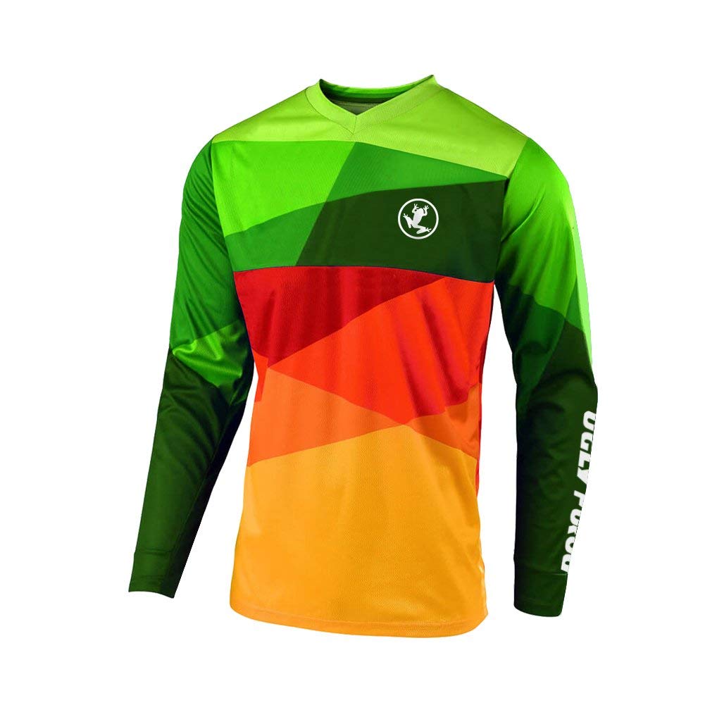 UGLY FROG Men's Cycling Jersey & Bib Shorts Set - Classic Summer Bicycle Sportswear for Road Biking - Perfect Gift for Cyclists (Great for Training, Racing & Outdoor Activities)