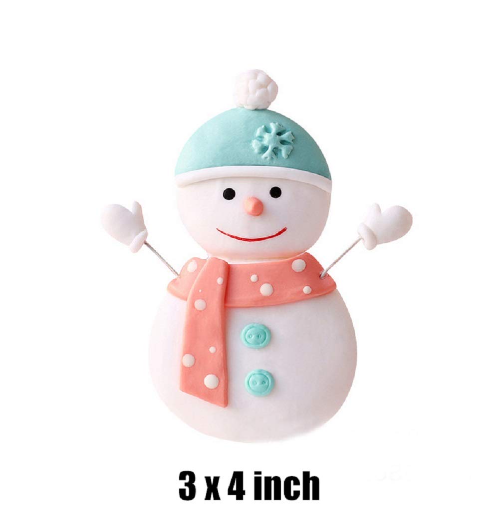 JeVenis 7-Piece Snowman Cake Decorating Kit - Christmas Party Supplies for Holiday Baking, Winter Baby Shower & Festive Dessert Decoration