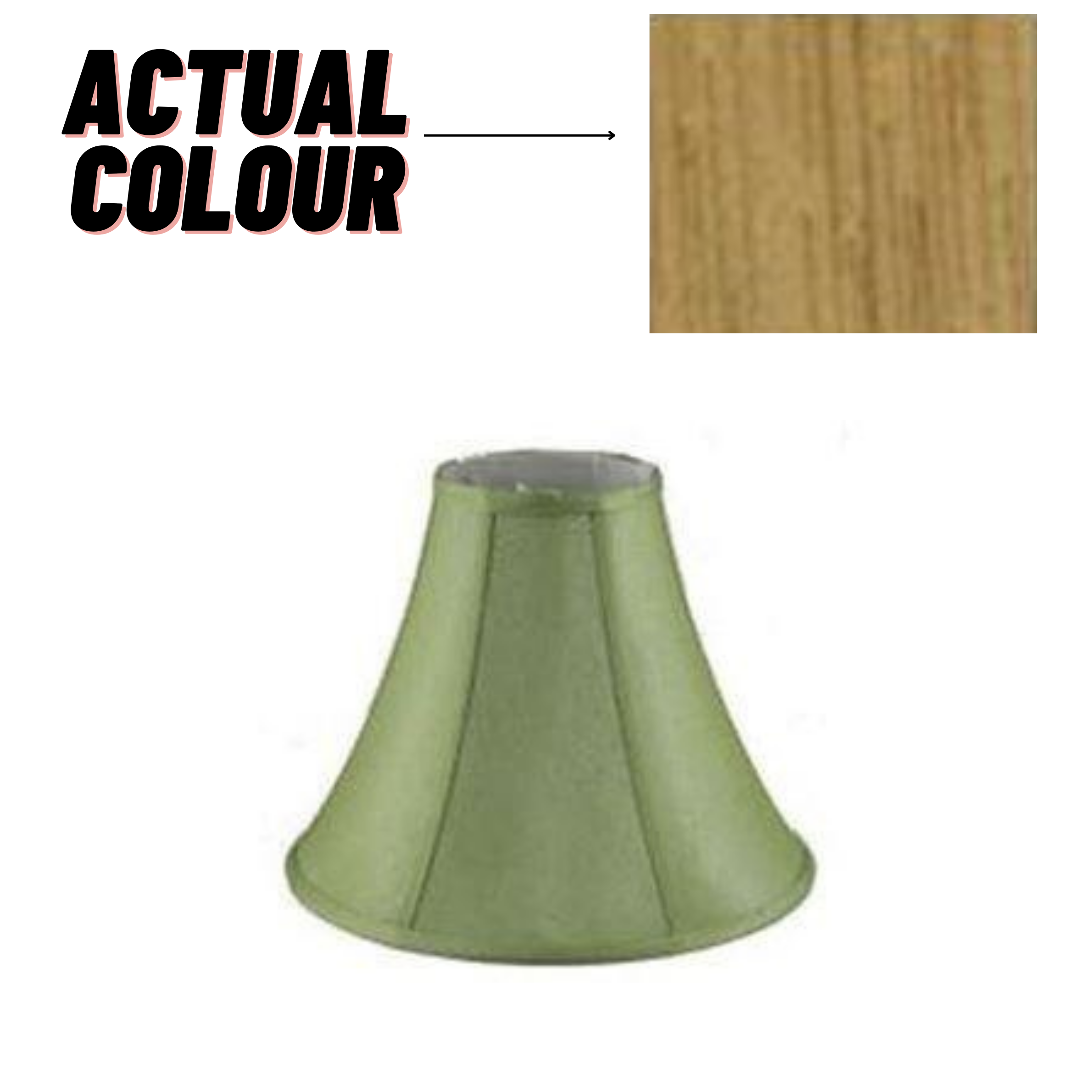4.11.9 Gold Waisted Lamp Shade - Vintage Style Lighting Fixture for Bedroom, Living Room & Office Decor