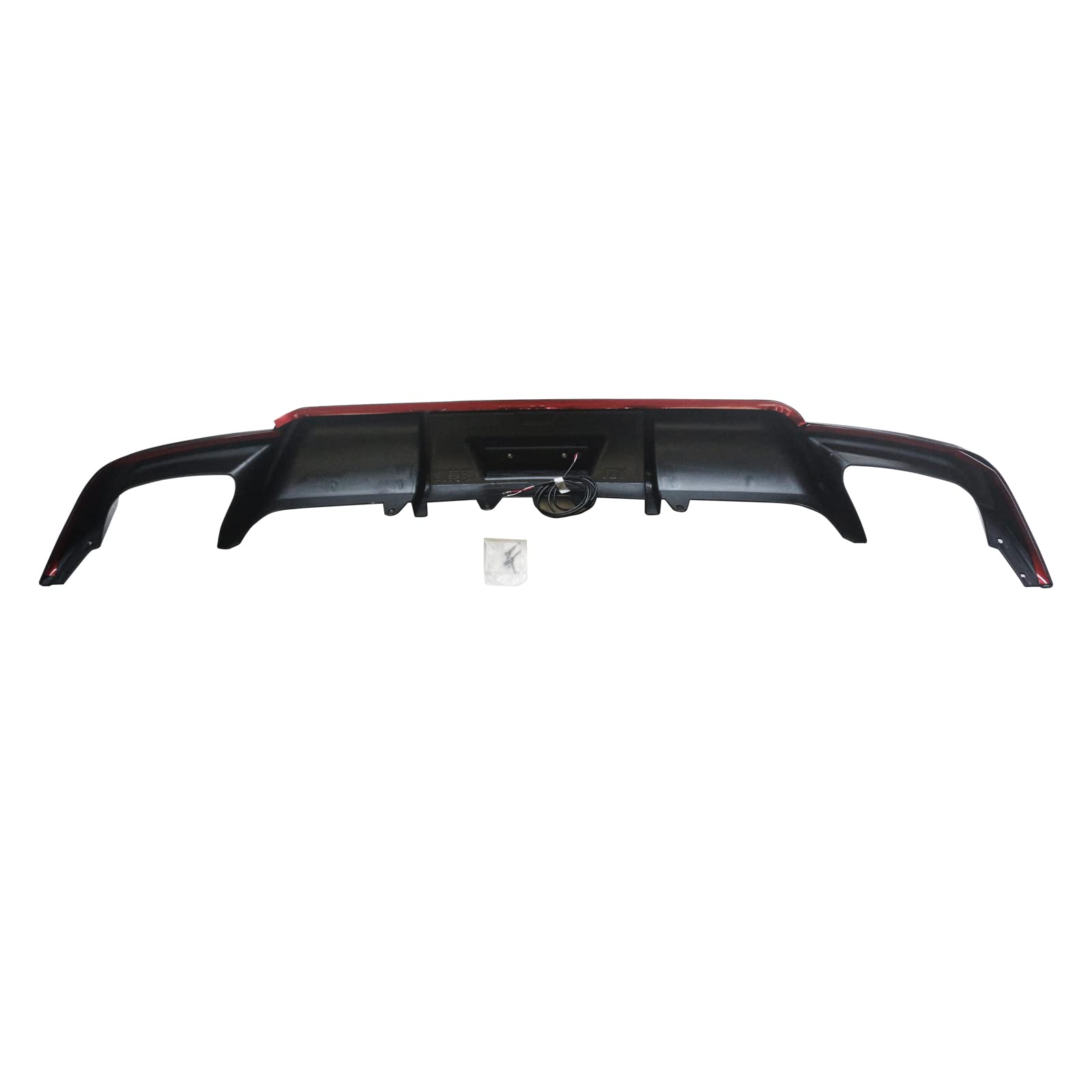 NINTE Gloss Black Rear Diffuser with LED Brake Light for 2018-2024 Toyota Camry - Rear Bumper Lip Spoiler for Enhanced Style & Night Visibility - Perfect for Car Enthusiasts & Street Racing