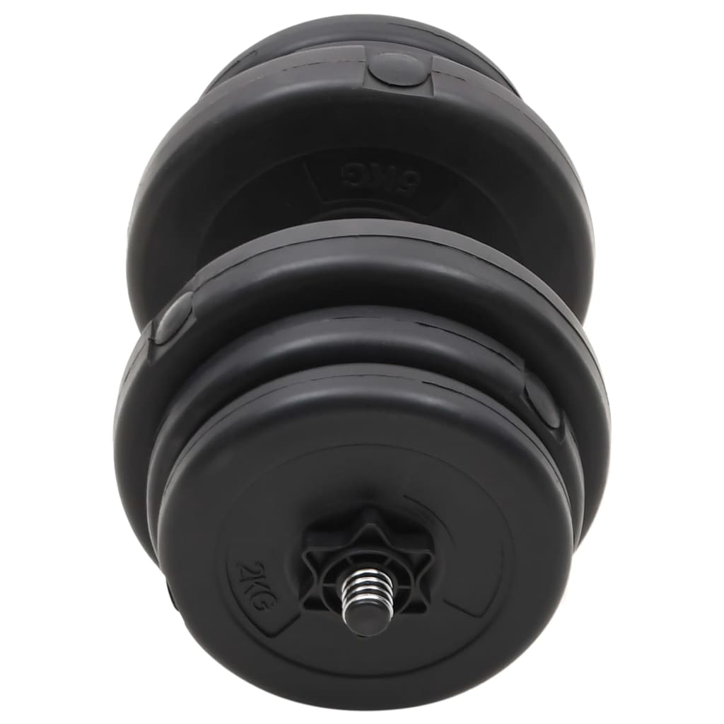 vidaXL Adjustable Dumbbell Set with 40 kg Weight Plates - Home Gym Equipment for Strength Training & Fitness Workouts