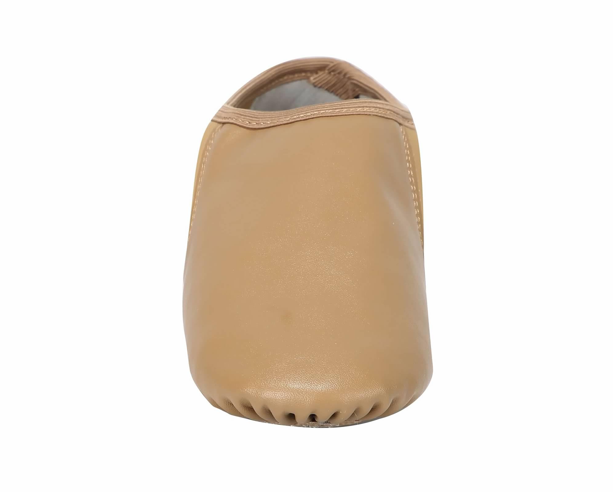 Linodes PU Leather Jazz Shoes for Girls & Boys - Slip On Dance Shoes with Circle Elastic - Toddler/Little Kid/Big Kid Sizes - Perfect for Dance Class, Performances & Casual Wear