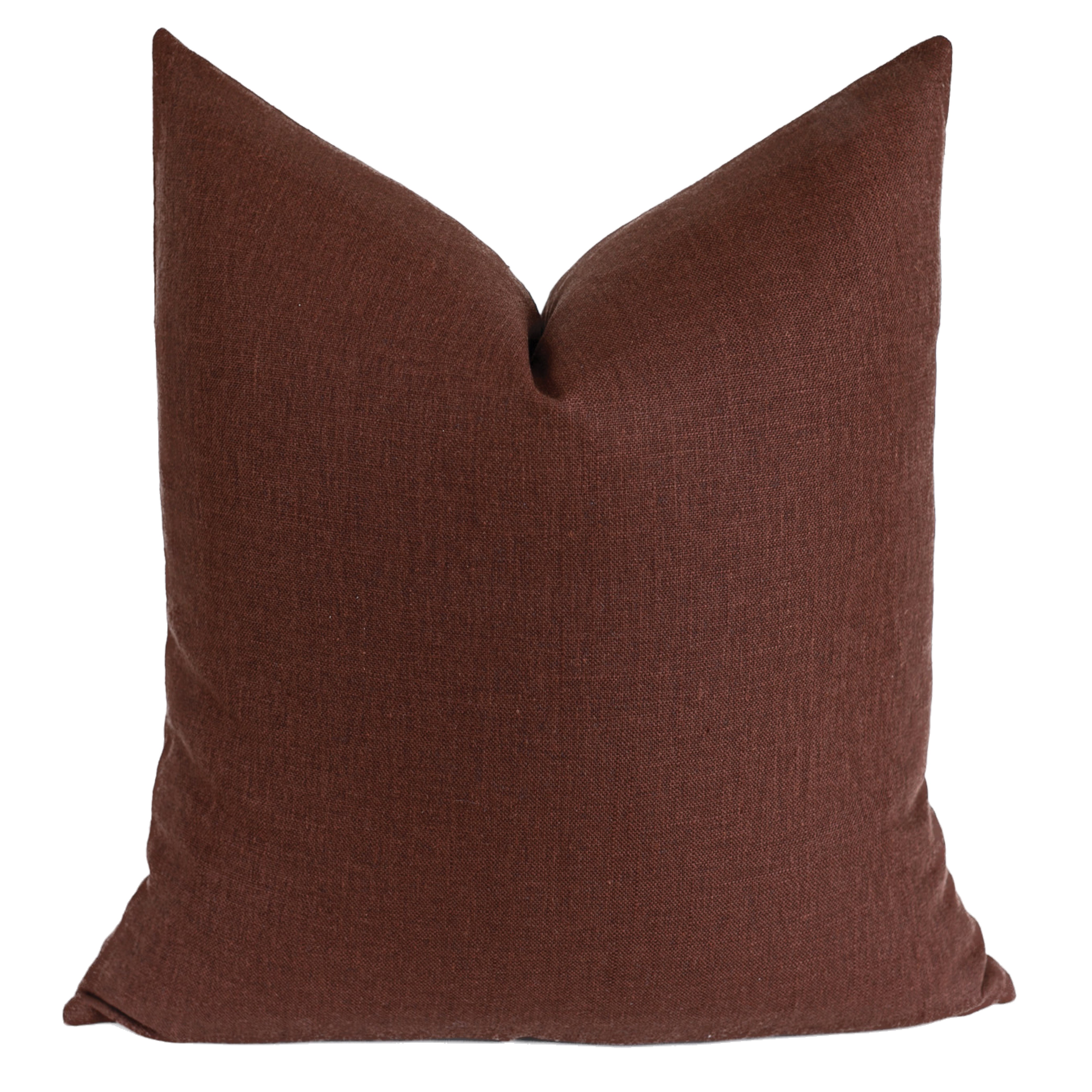 Premium Asher Pillow Cover - Soft & Breathable Cotton Linen Blend - Decorative Cushion Case for Living Room, Bedroom & Sofa - Home Decor Essentials