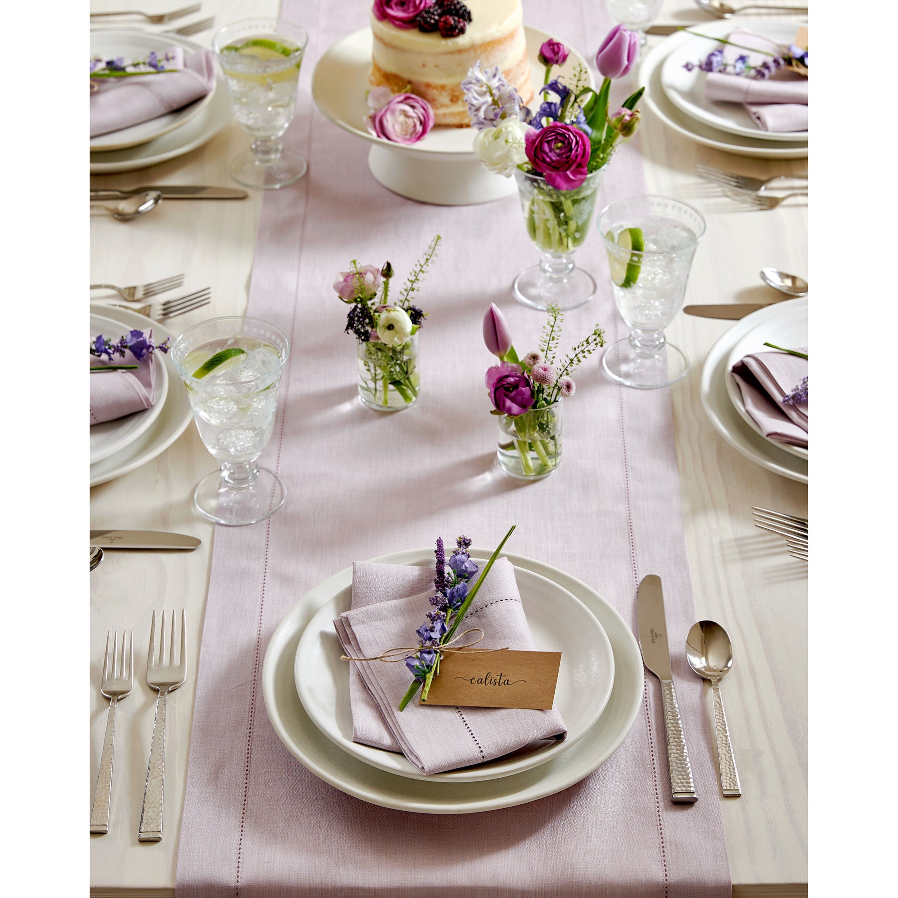 Elegant Classic Hemstitch Table Runner - Perfect for Dining Tables, Weddings & Home Decor - On Sale Now