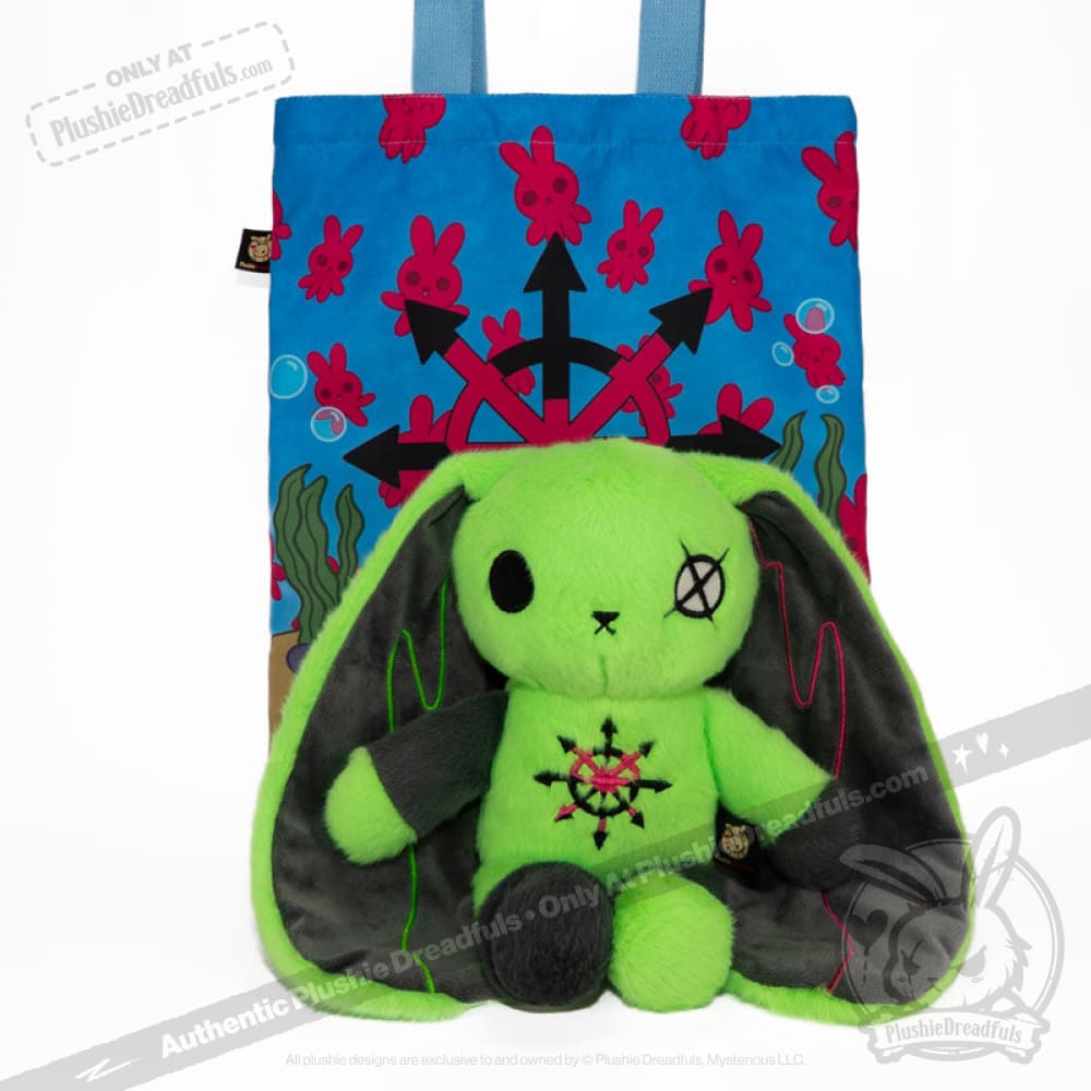 Plushie Dreadfuls ADHD Rabbit Extra Chaos Edition - Soft Stuffed Animal Toy for Kids & Adults | Perfect for Anxiety Relief, ADHD Support & Emotional Comfort