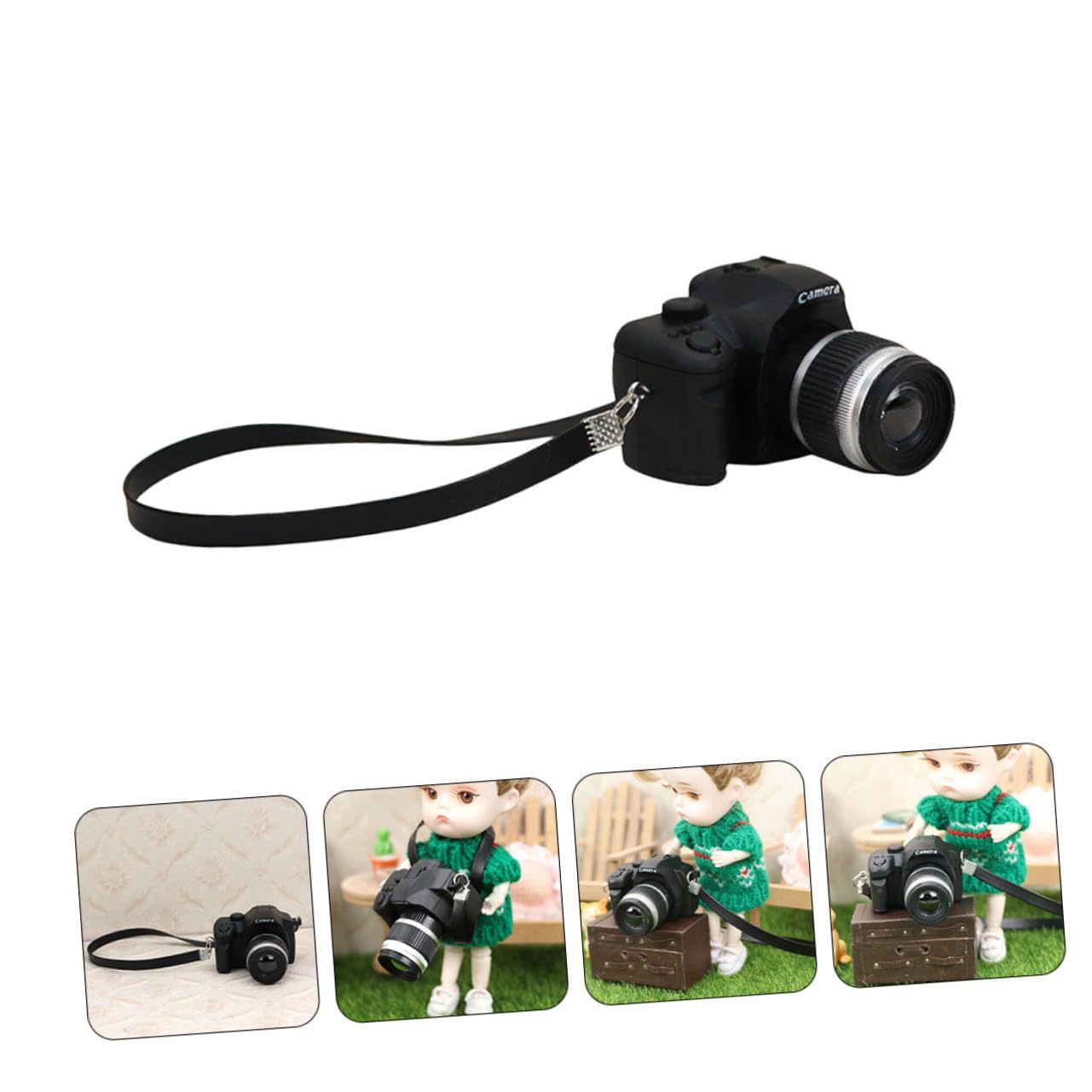 Abaodam 2-Pack Mini Digital Camera Ornaments - Realistic Simulation Camera Decor for Tabletop, Shelf & Home Aesthetic Display - Perfect for Photography Enthusiasts & Creative Room Decoration