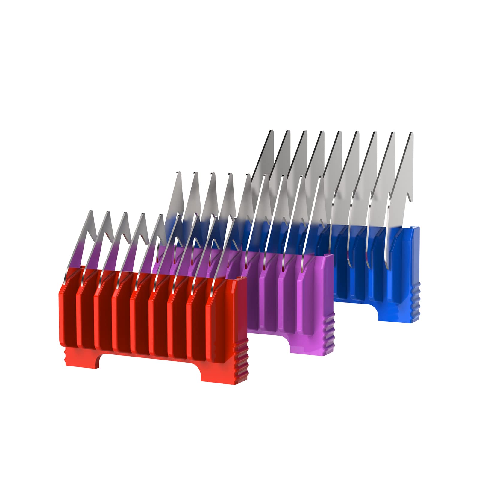 Premium 5-in-1 Detachable Blade Pet Clipper Guide Comb Set - Stainless Steel Attachment for Dogs & Cats (Not Compatible with A5 Style Blades) | Perfect for Professional Grooming & Home Pet Haircuts