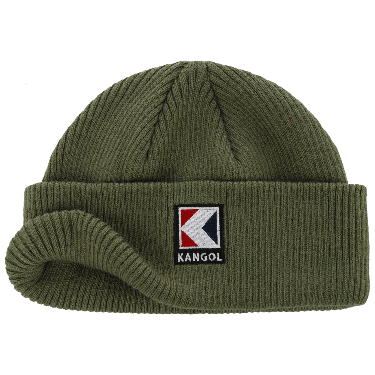 Kangol Service K Rib Short Beanie Hat - Warm Winter Knit Cap for Men & Women - Perfect for Skiing, Snowboarding & Outdoor Activities