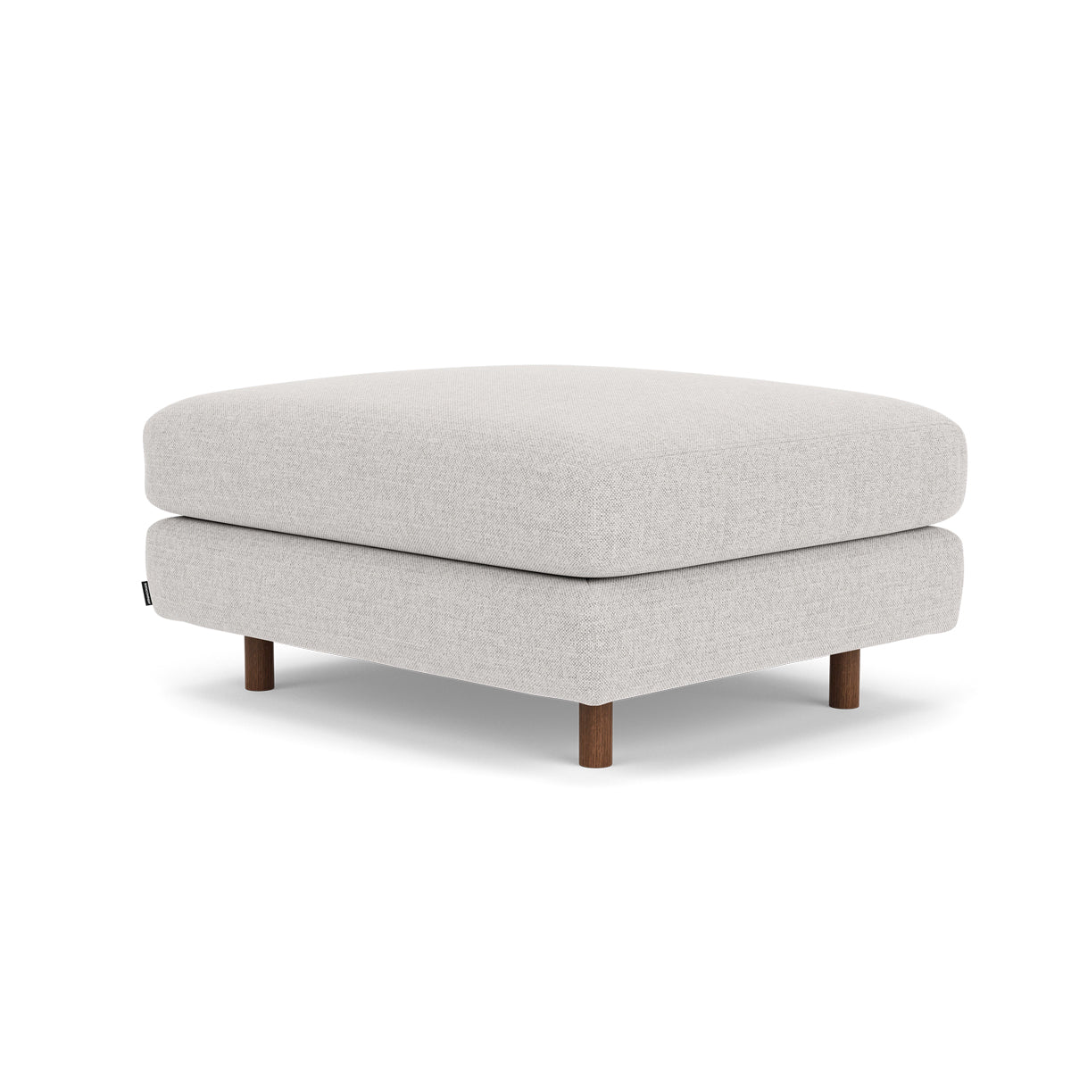 Dylan Fabric Ottoman - Soft and Stylish Footrest, Storage Bench, Living Room Accent Piece - Perfect for Small Spaces, Bedroom, or Lounge Area