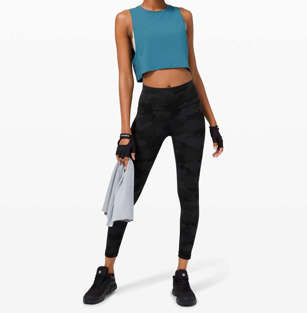 Lululemon Athletica Women's High-Waisted Yoga Pants - Straight Leg Workout Pants for Running, Gym & Lounge | Soft Stretchy Fabric for Comfort & Style