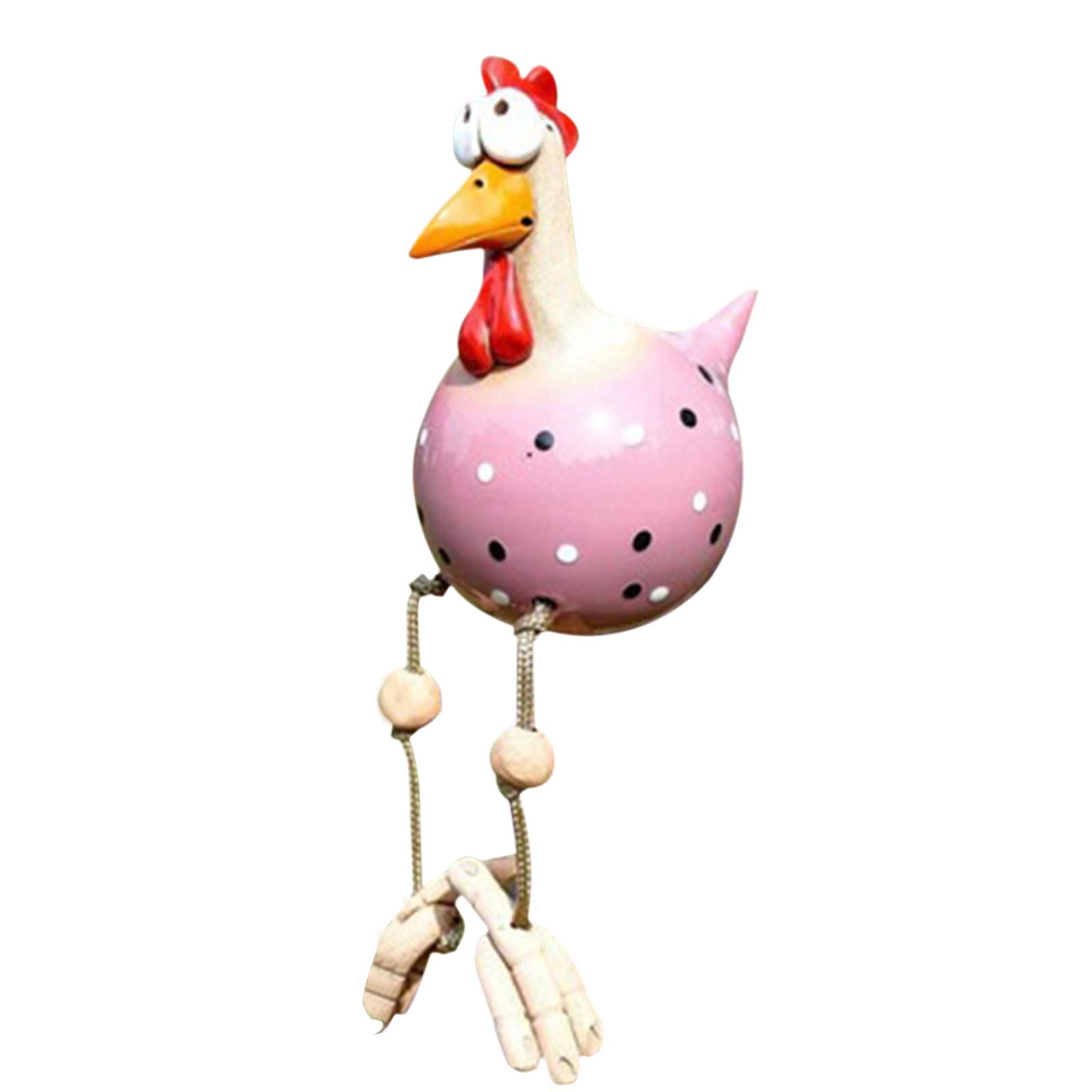 Handcrafted Ceramic Chicken Garden Decor - Gojiny Animal Figure Outdoor Lawn Ornament for Yard, Patio & Garden Decoration | Perfect for Farmhouse, Cottage & Rustic Home Décor