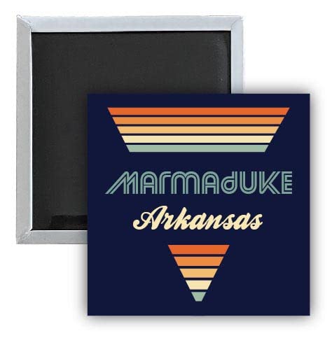 Vintage Retro Design 2.5 x 2.5-Inch Arkansas Fridge Magnet - Perfect for Home Kitchen Decor, Office Whiteboard, or Gift for Collectors