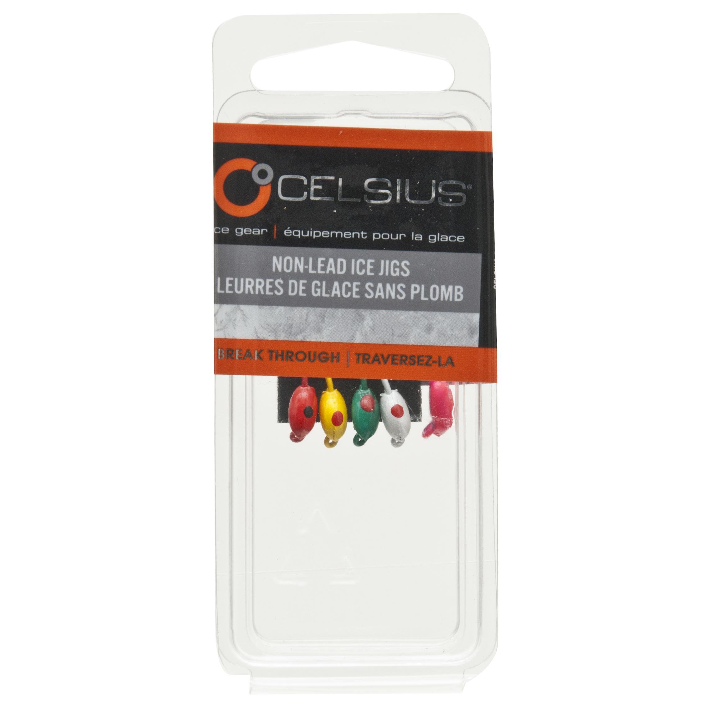 Celsius Euro Larva Ice Fishing Lure - Realistic Bait for Trout, Bass & Panfish - Perfect for Ice Fishing & Cold Water Angling