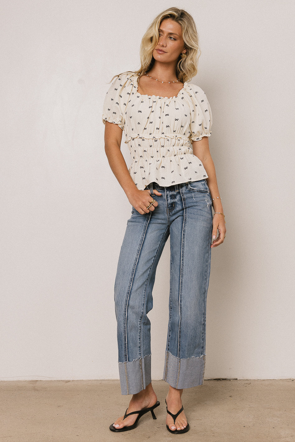 Kenneth Straight Leg Jeans for Women - Classic Comfort Denim Pants - Perfect for Casual Wear, Office & Everyday Outfits
