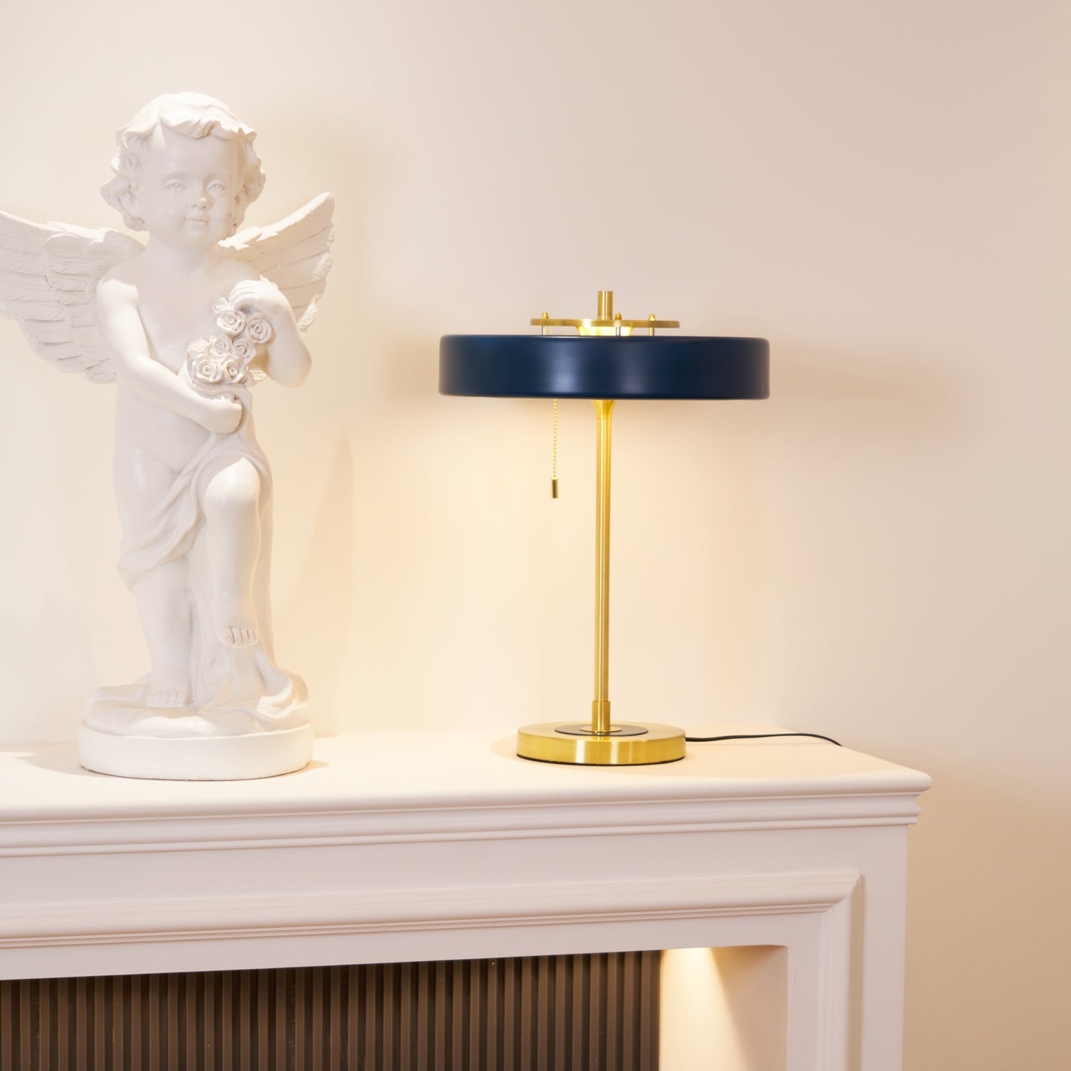 Modern Revolve Table Lamp - Adjustable LED Desk Light for Home Office, Bedroom & Study - Perfect for Reading, Working & Decor