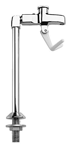 Fisher 54194 8-Inch Stainless Steel Pedestal Glass Filler for Kitchen & Bathroom Sinks - Durable Faucet for Bar, Restaurant, and Home Use