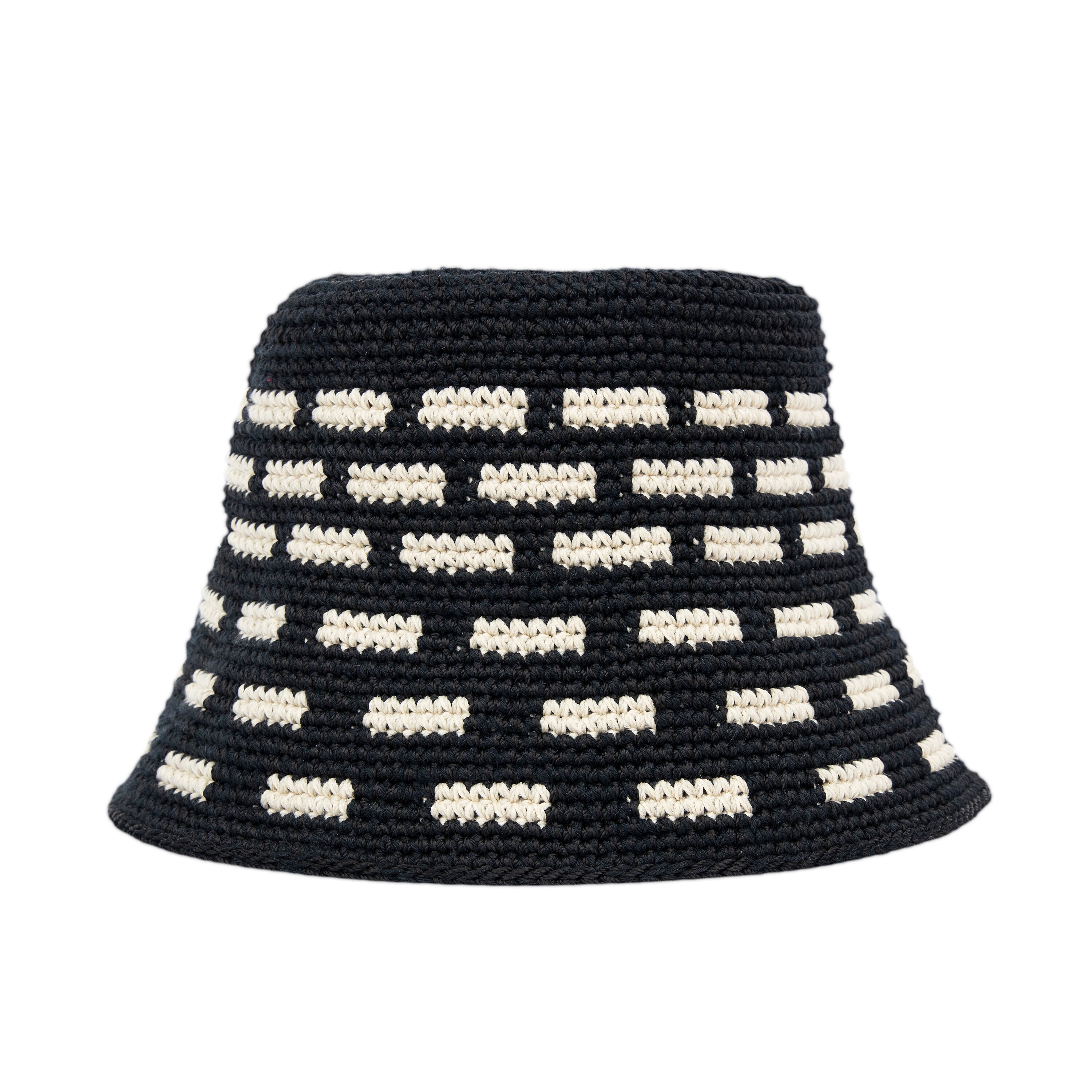 Hand Crochet - Black Tile