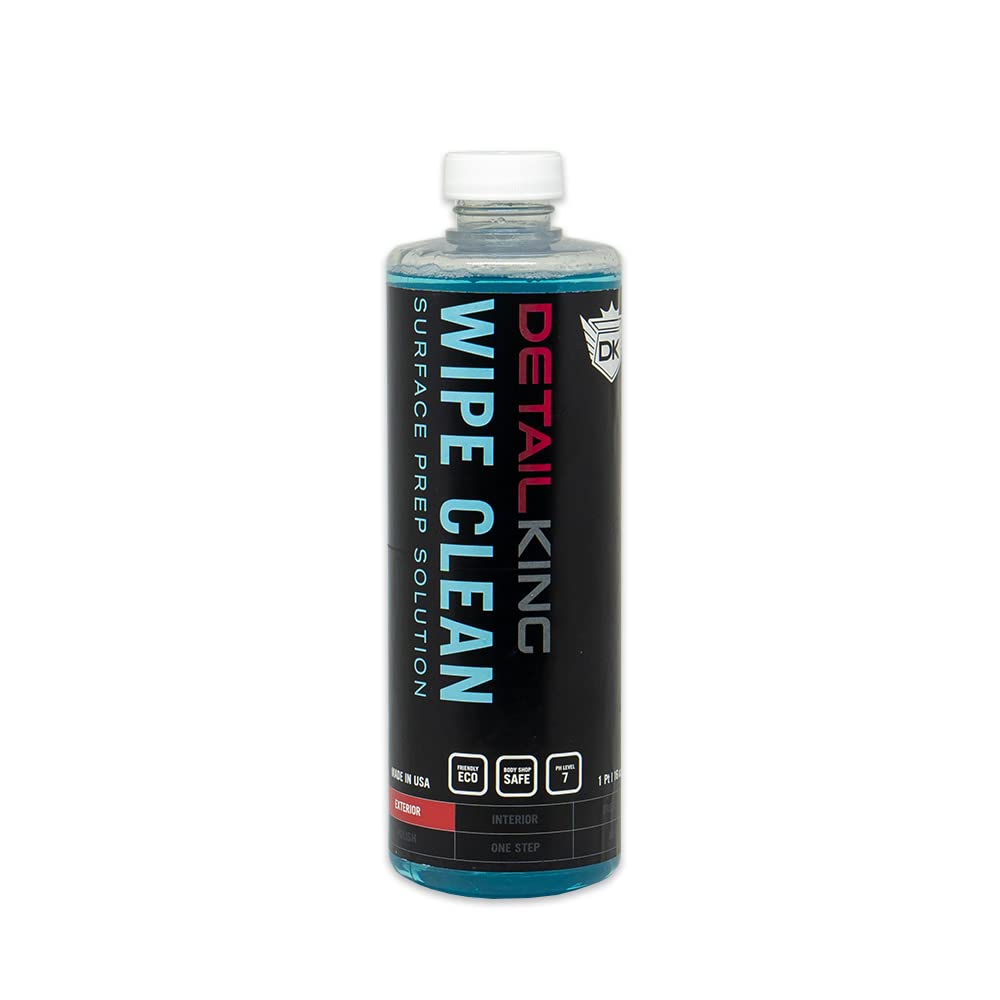 Detail King Wipe Clean Car Surface Cleaner - Ceramic Coating Prep, Wax & Polish Remover (16oz) - Perfect for Detailing, Auto Show Prep & Daily Car Care