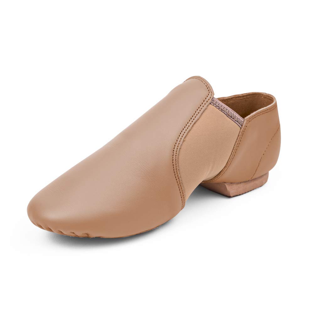 Stelle Leather Jazz Slip-On Dance Shoes for Girls & Boys - Toddler Kids Ballet, Tap, Jazz Dance Shoes - Perfect for Dance Class, Recitals & Performances