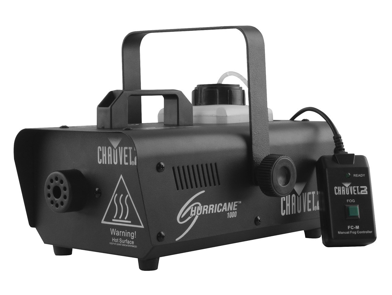 CHAUVET DJ Hurricane 1000 Compact Fog Machine with Wireless Remote - Professional DJ Equipment for Stage Shows, Halloween Parties & Special Effects