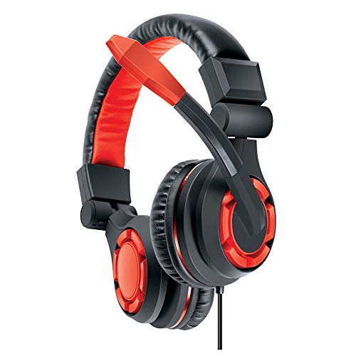 dreamGEAR DGUN-2588 Universal GRX-670 Gaming Headset with Noise Cancelling Mic - Wired Over-Ear Headphones for PC, PS4, Xbox, Nintendo Switch - Perfect for FPS, Streaming & Online Gaming