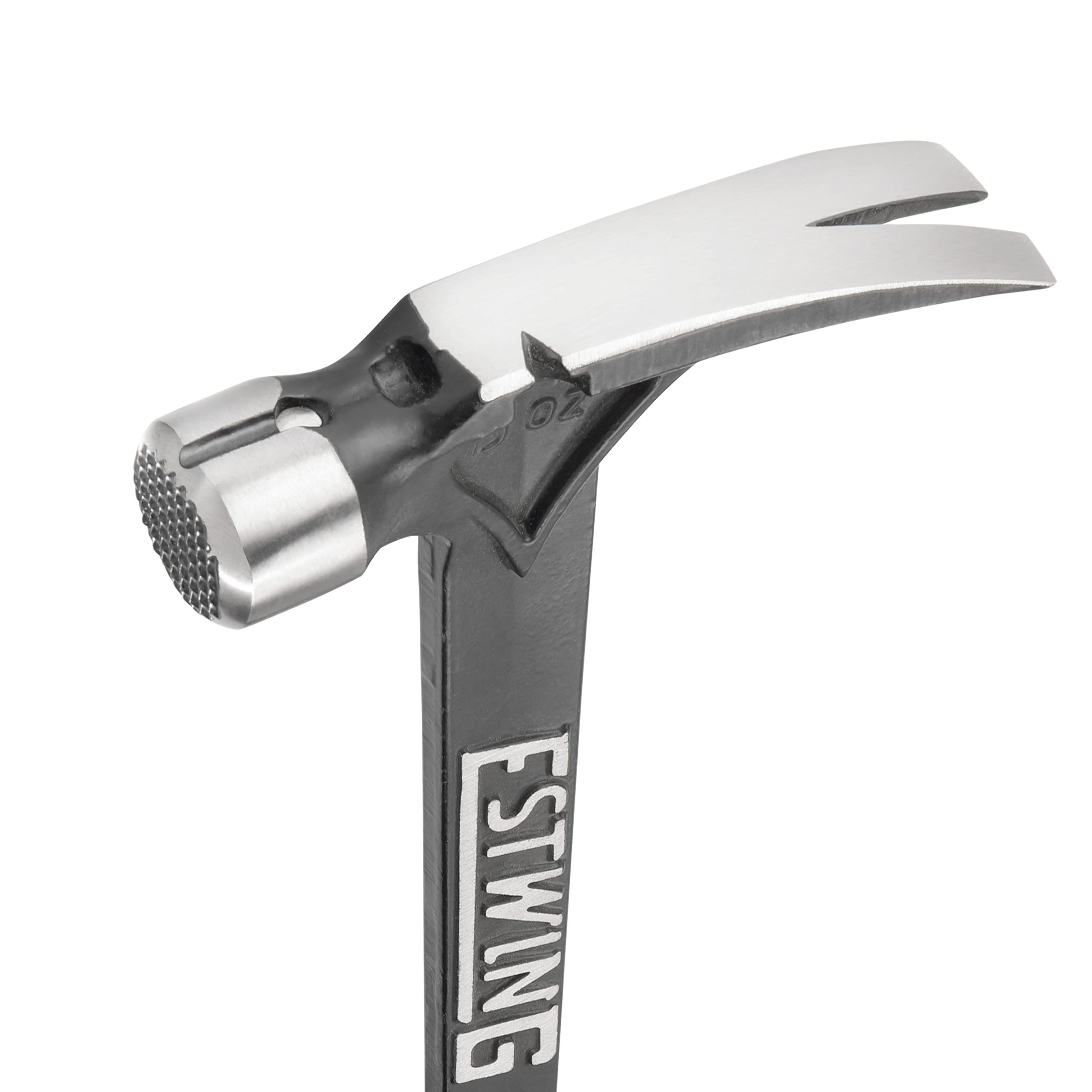 ESTWING EB-15SM 15 oz Ultra Series Framing Hammer - Milled Face Rip Claw Hammer with Shock Reduction Grip - Perfect for Construction, Carpentry, and DIY Home Projects